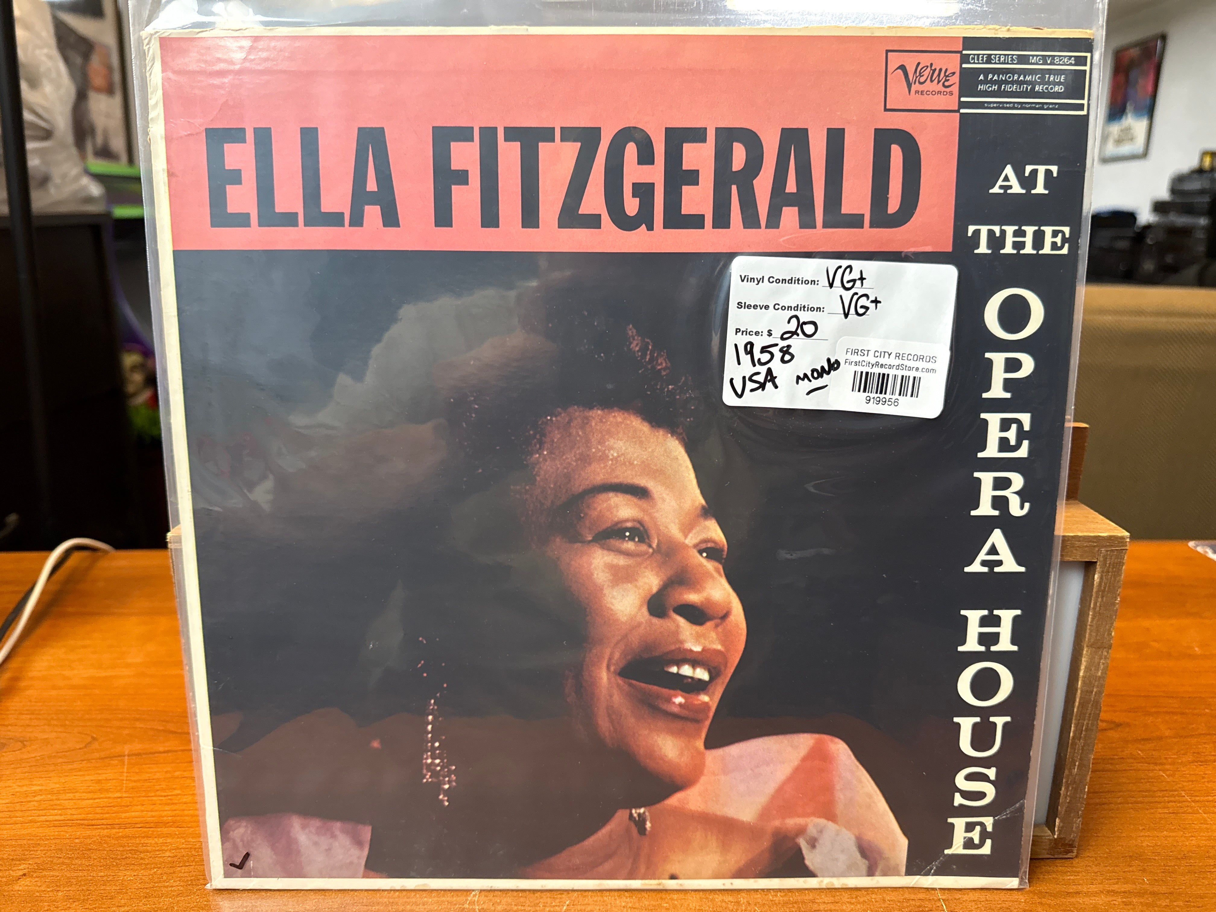 Ella Fitzgerald at the Opera House (1958, Mono, USED)