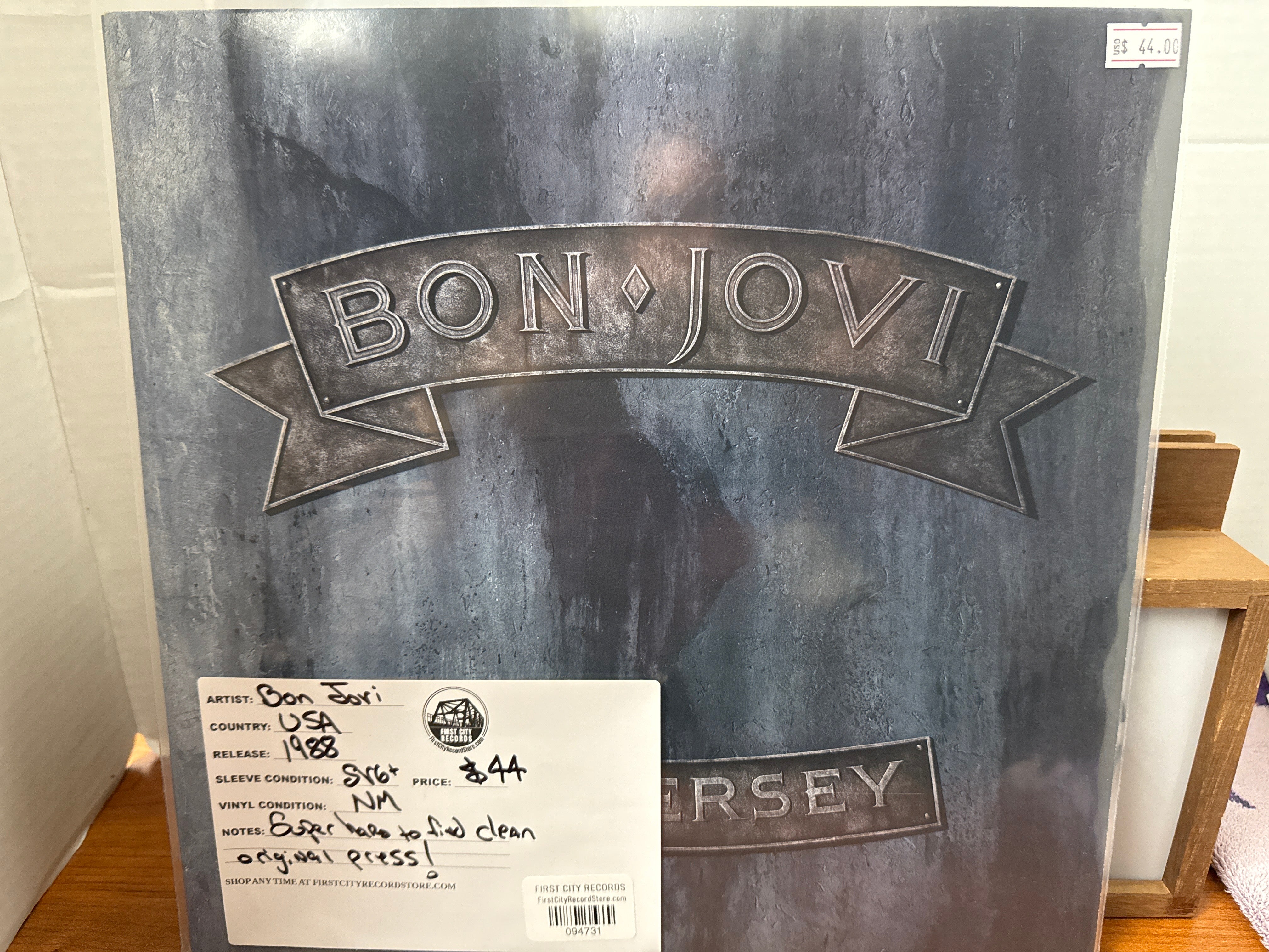 Bon Jovi - New Jersey (1988 1st Pressing, USED)
