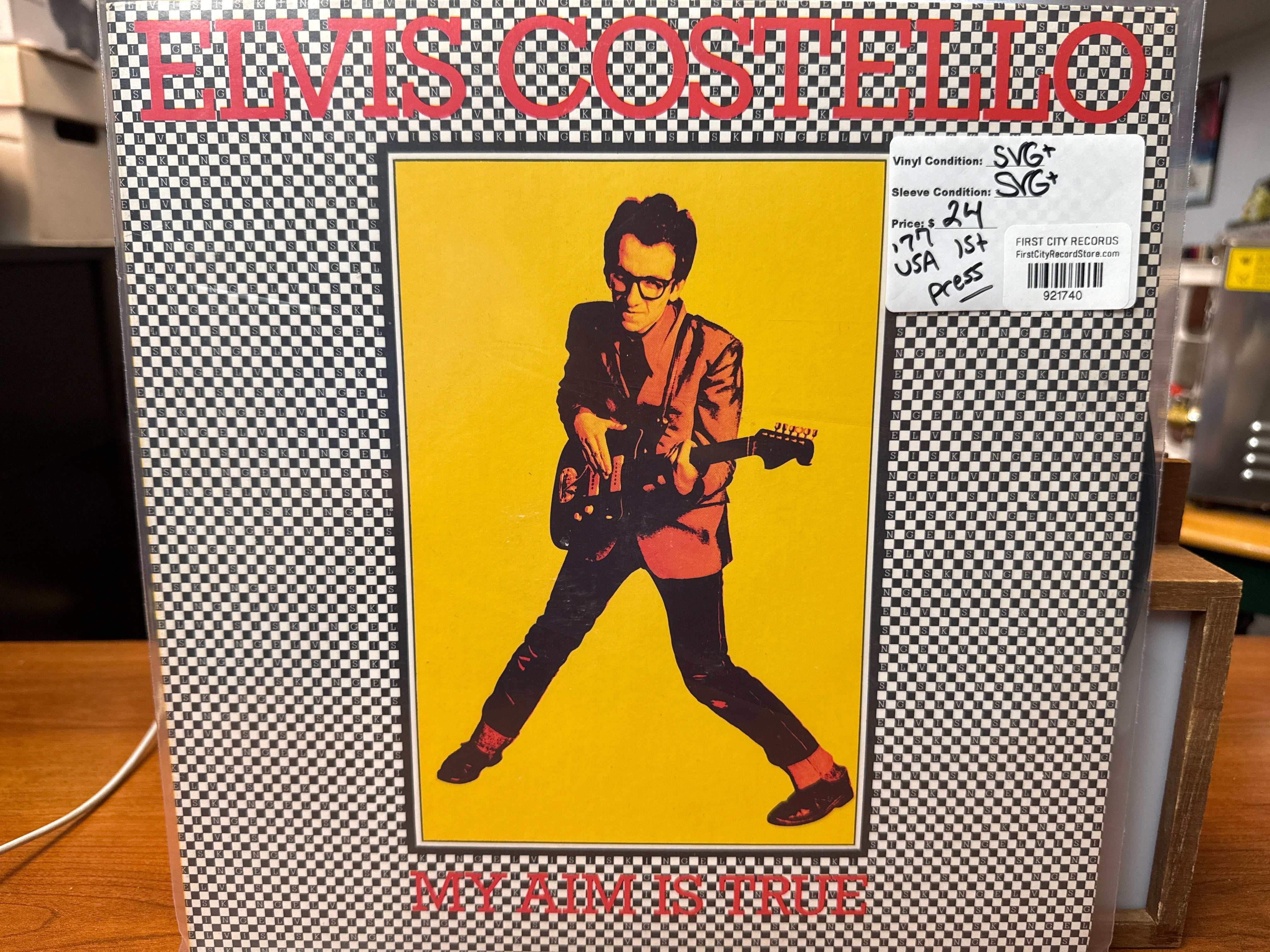 Elvis Costello - My Aim Is True (1977, 1st Pressing, USED)