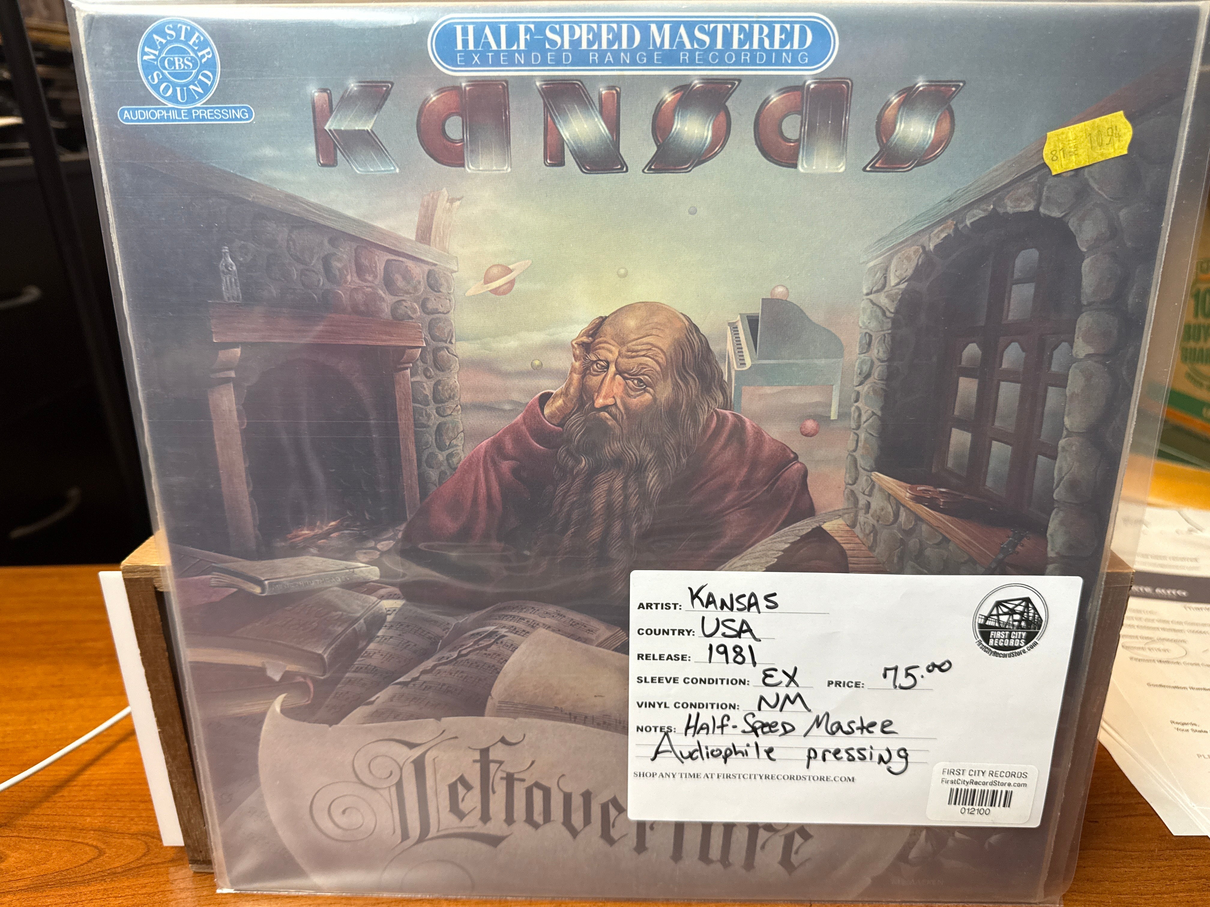Kansas - Leftoverture: Half Speed Mastered (1981, Audiophile Pressing, USD)