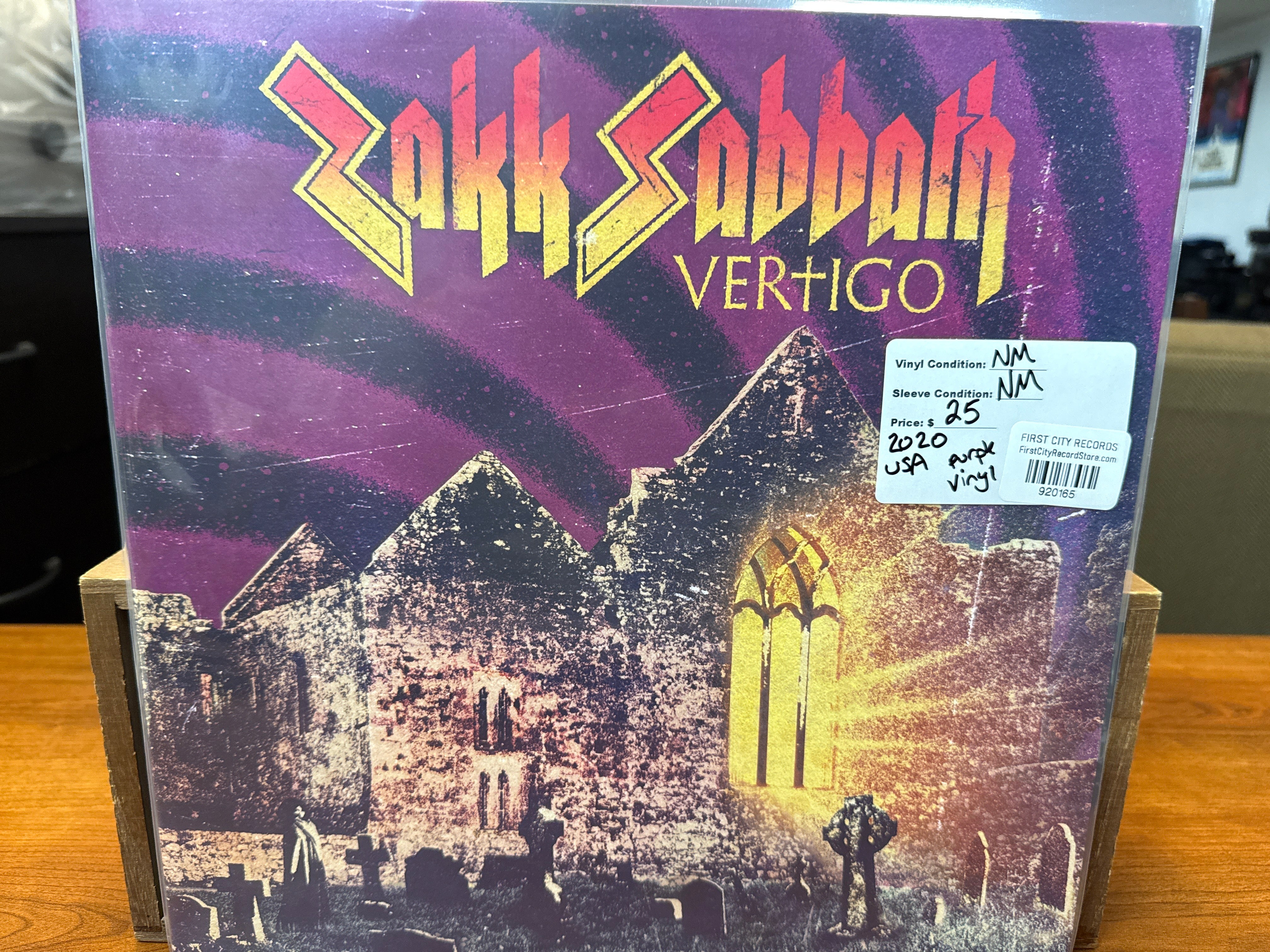 Zakk Sabbath - Vertigo (2020, Purple Vinyl, USED)