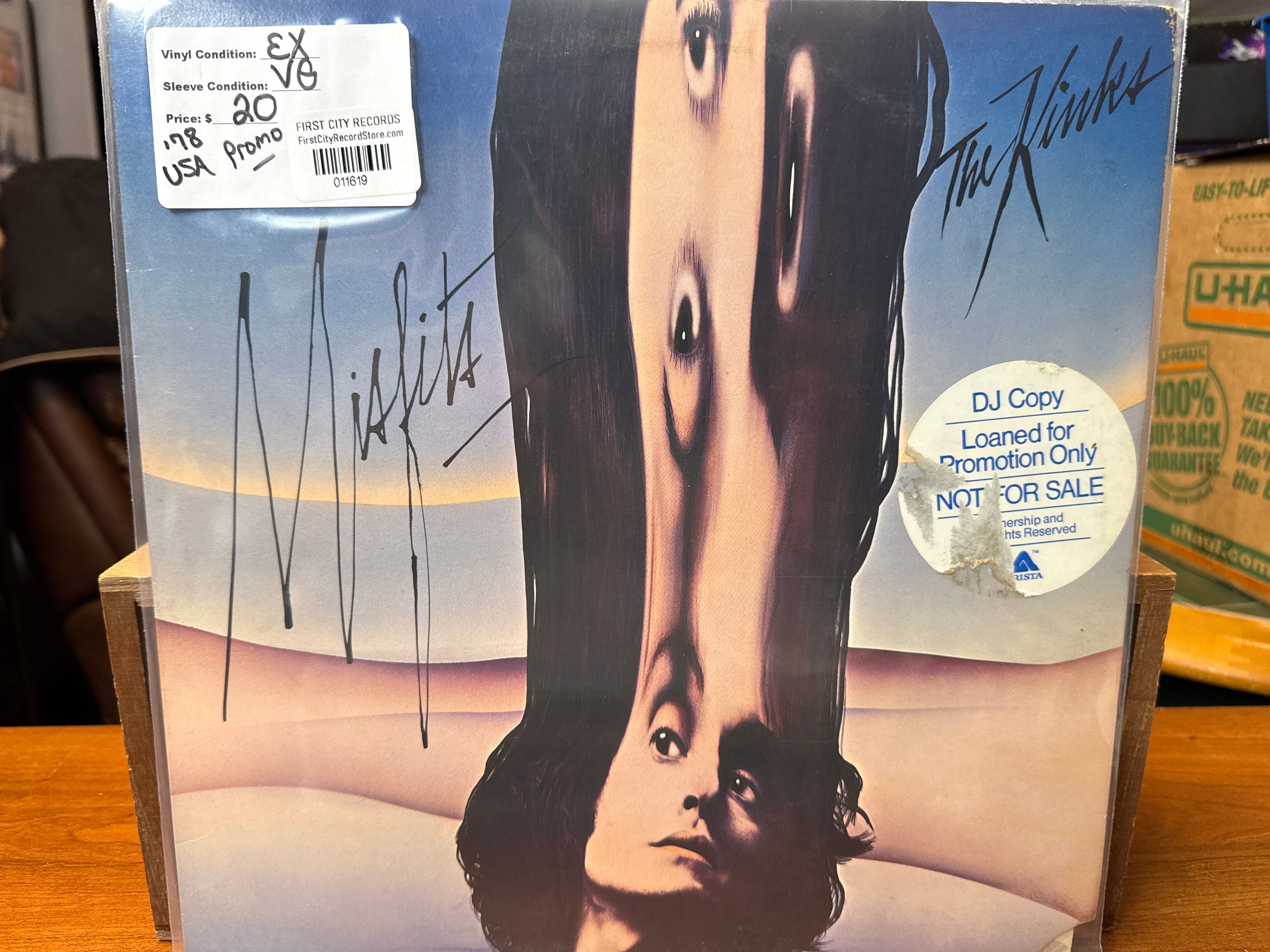 Kinks - Misfits (1978, Promo, USED)