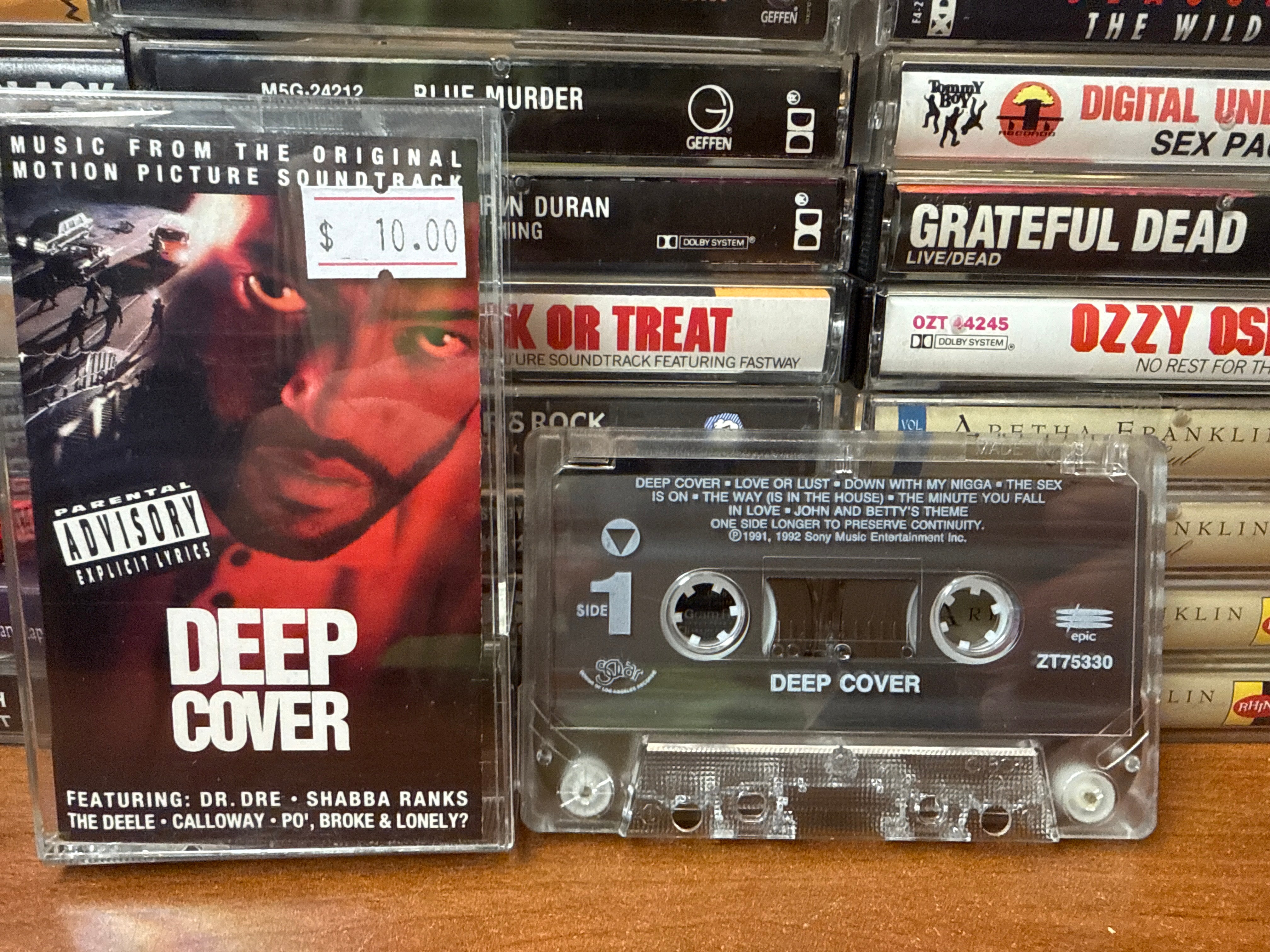Deep Cover Soundtrack (CASSETTE)