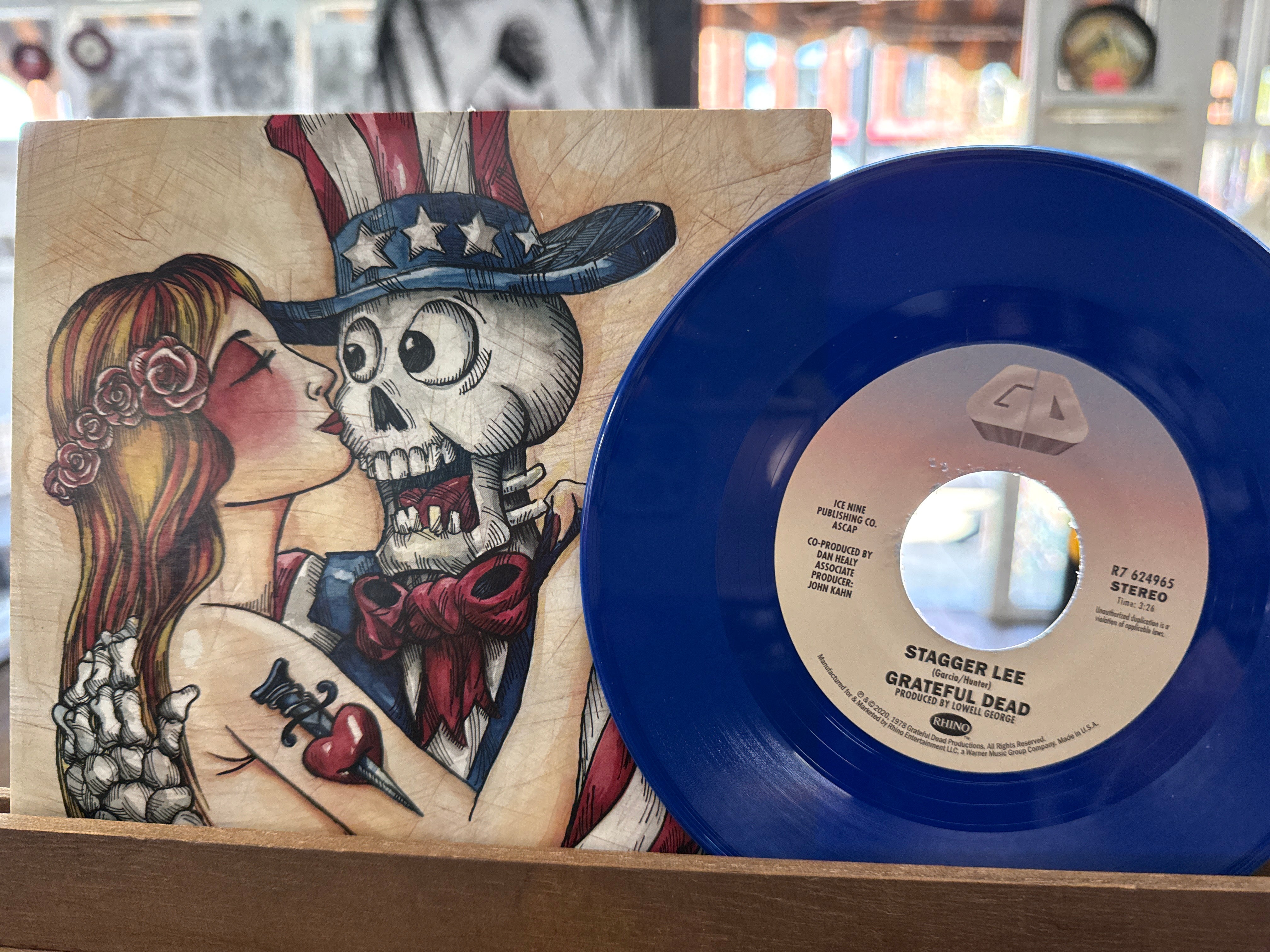 Grateful Dead* – Good Lovin' / Stagger Lee (Blue, Numbered, USED)