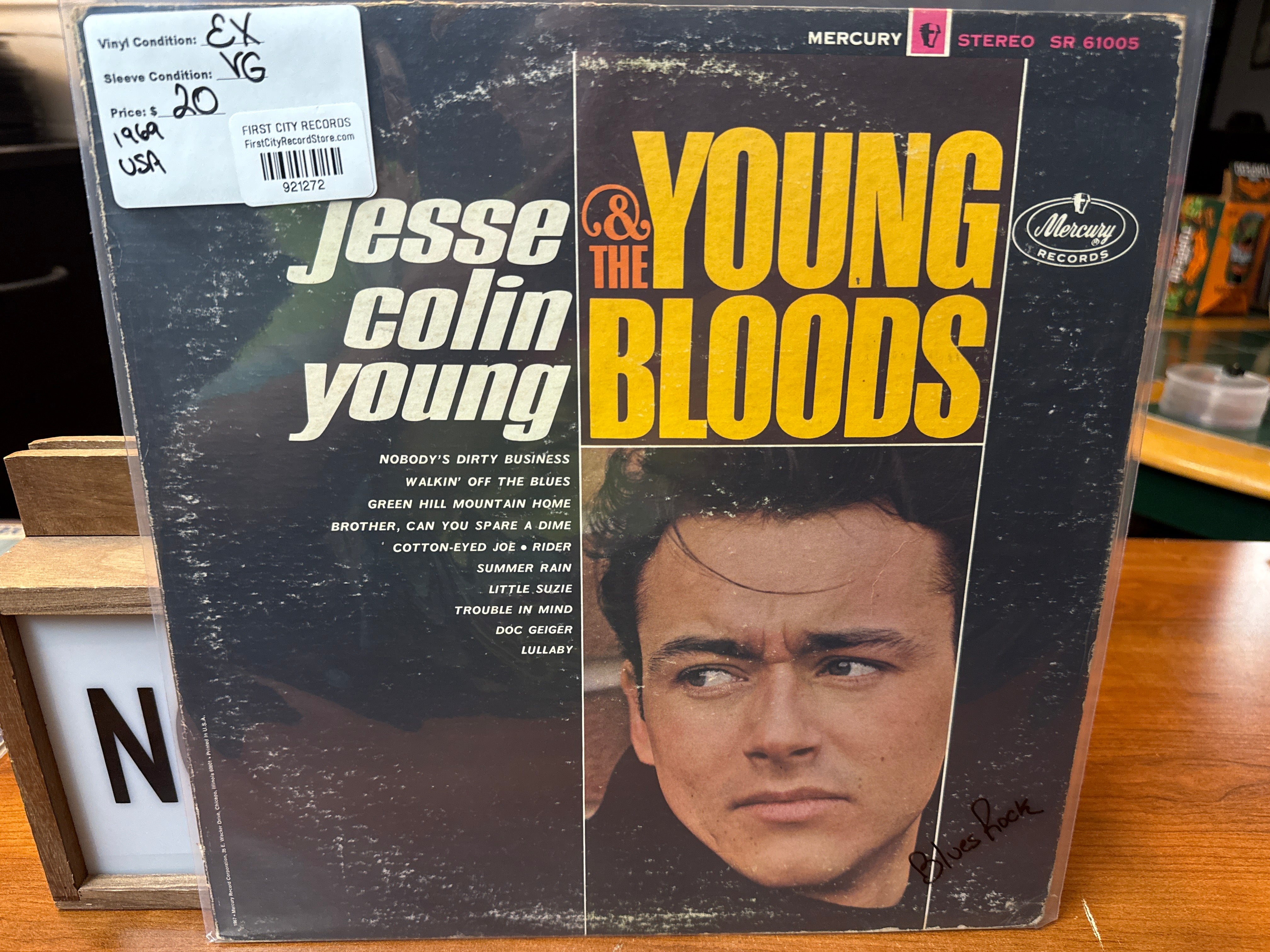 Jesse Colin Young & The Youngbloods ‎– Self Titled (1969, USED)