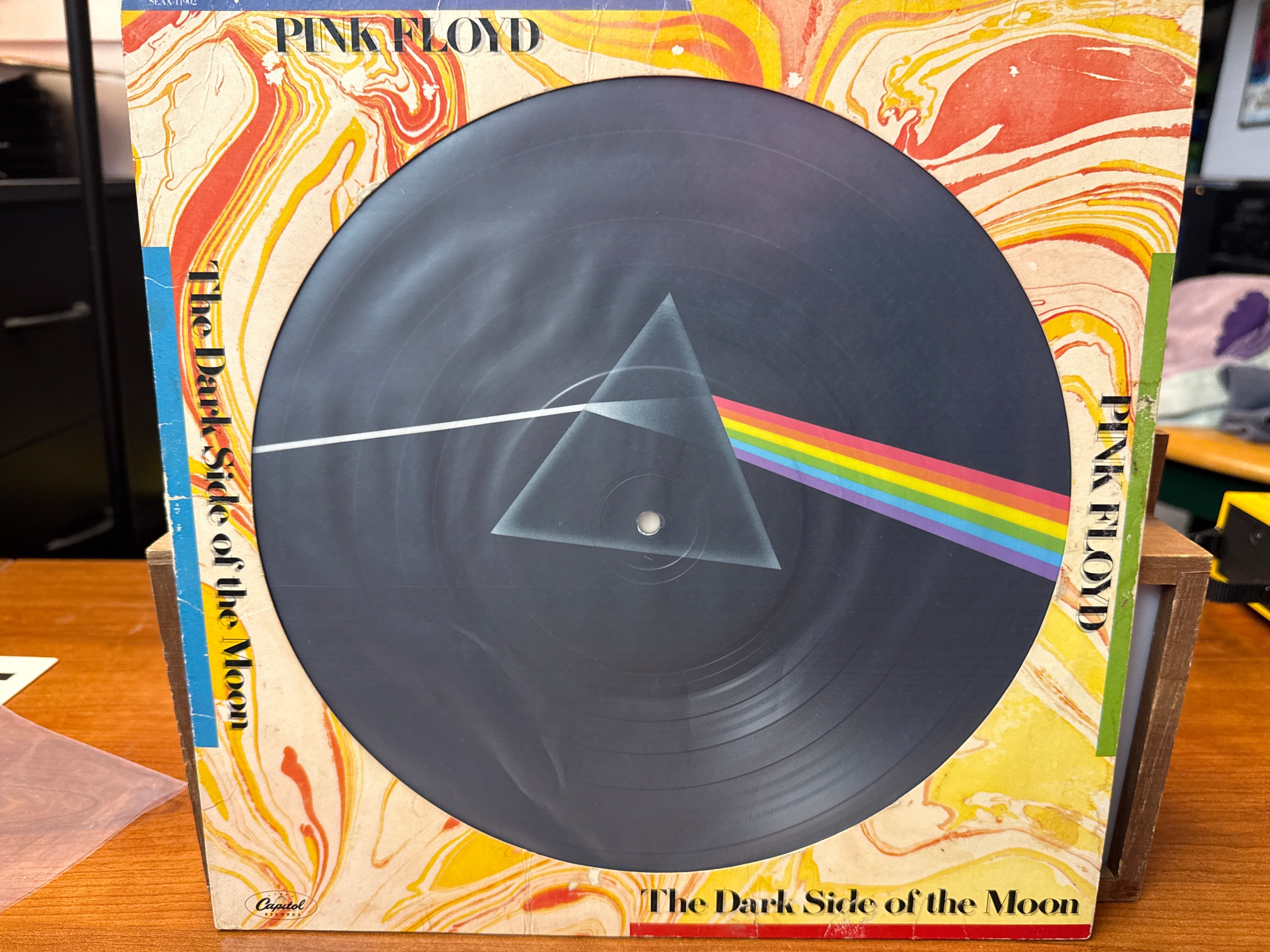 Pink Floyd - Dark Side of the Moon (1978, Picture Disk, USED)