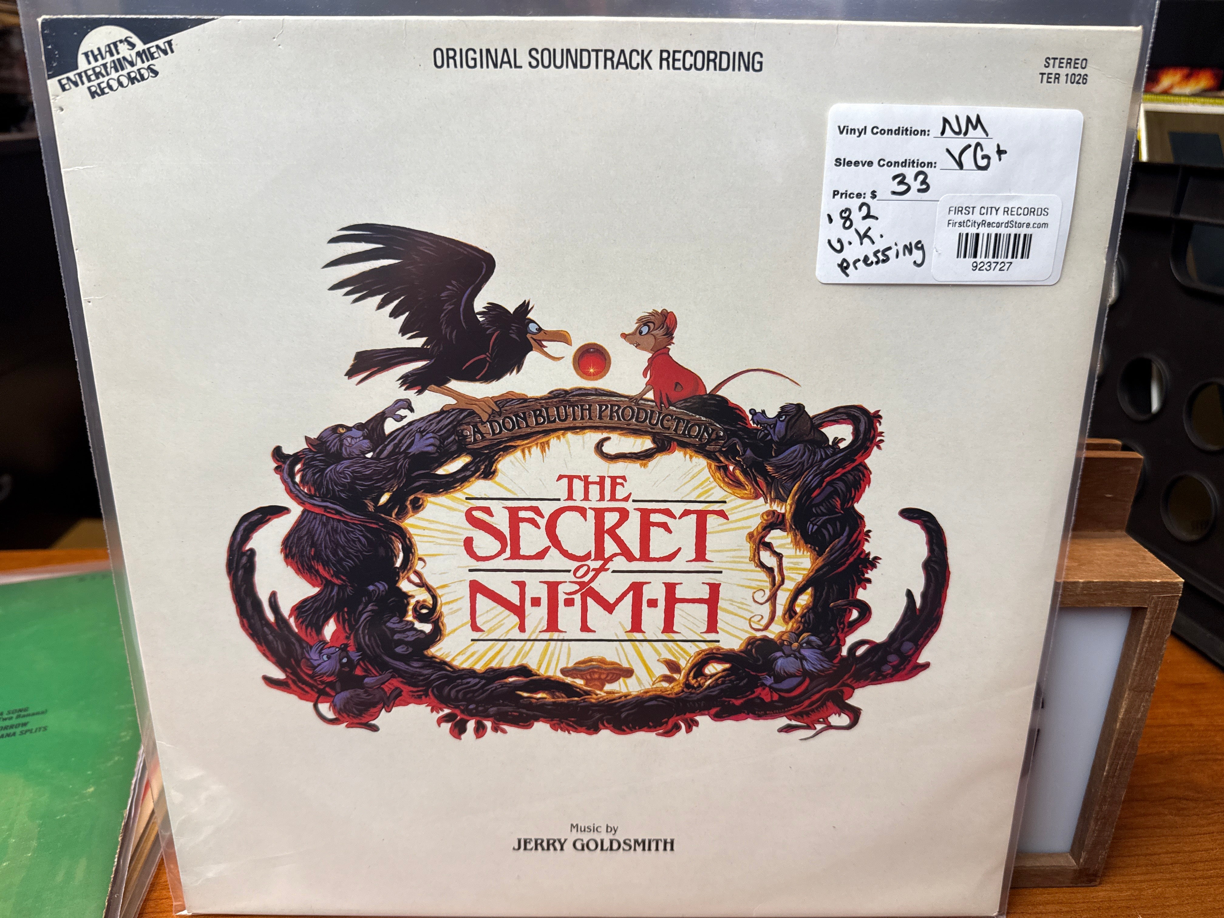 Jerry Goldsmith - The Secret of Nimh (1982 U.K. Pressing, USED)
