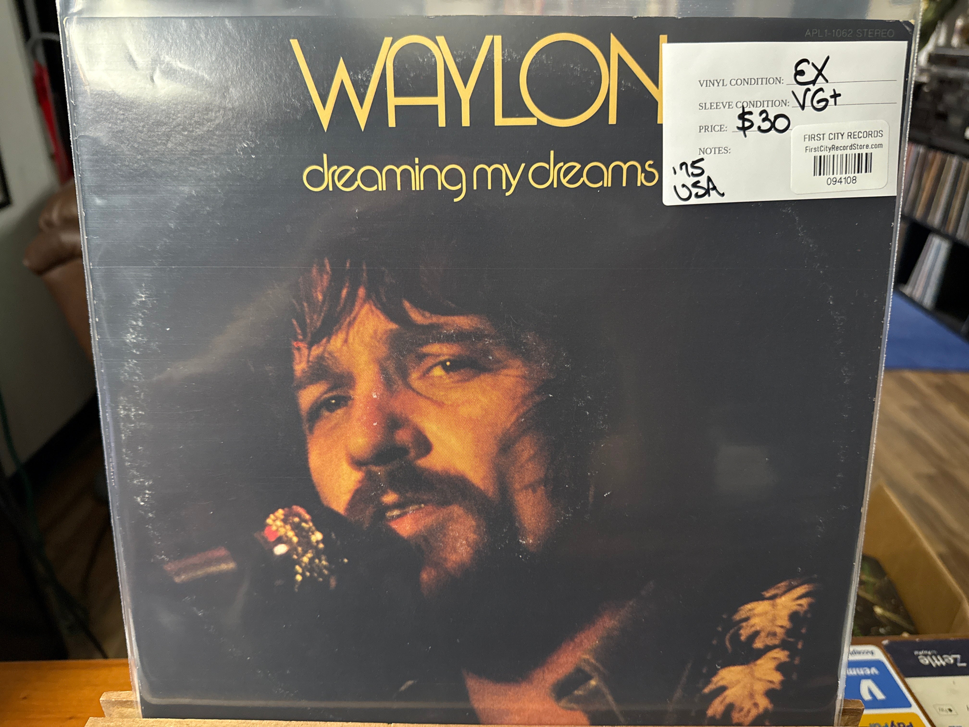 Waylon Jennings - Dreaming My Dreams (USED)