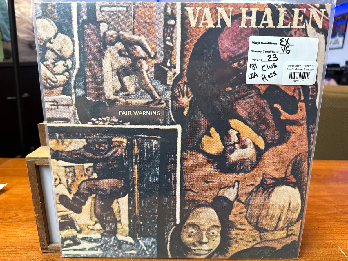 Van Halen - Fair Warning (1981, Club Press, USED)