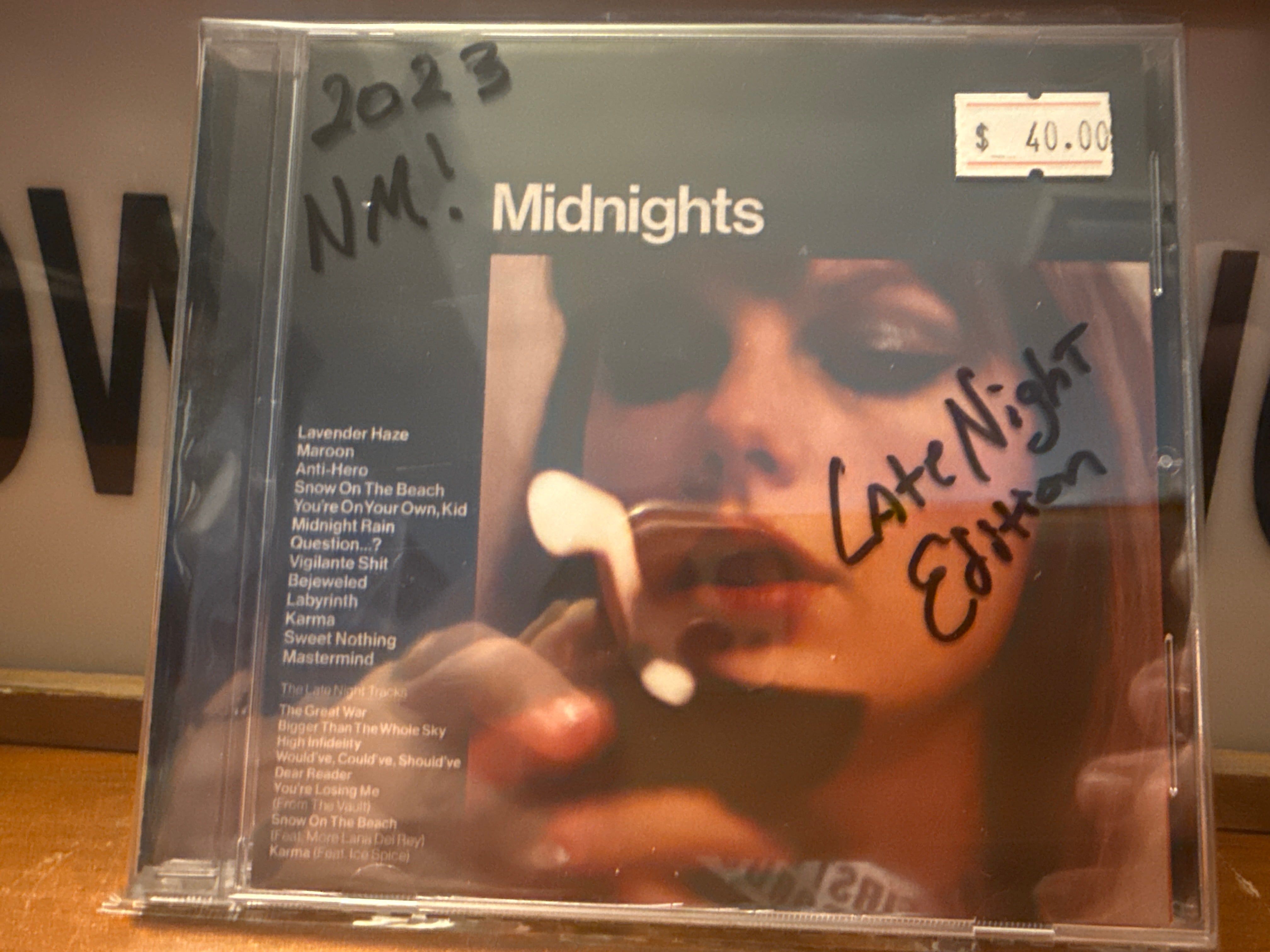 Taylor Swift - Midnights:  Late Night Edition (Used CD)