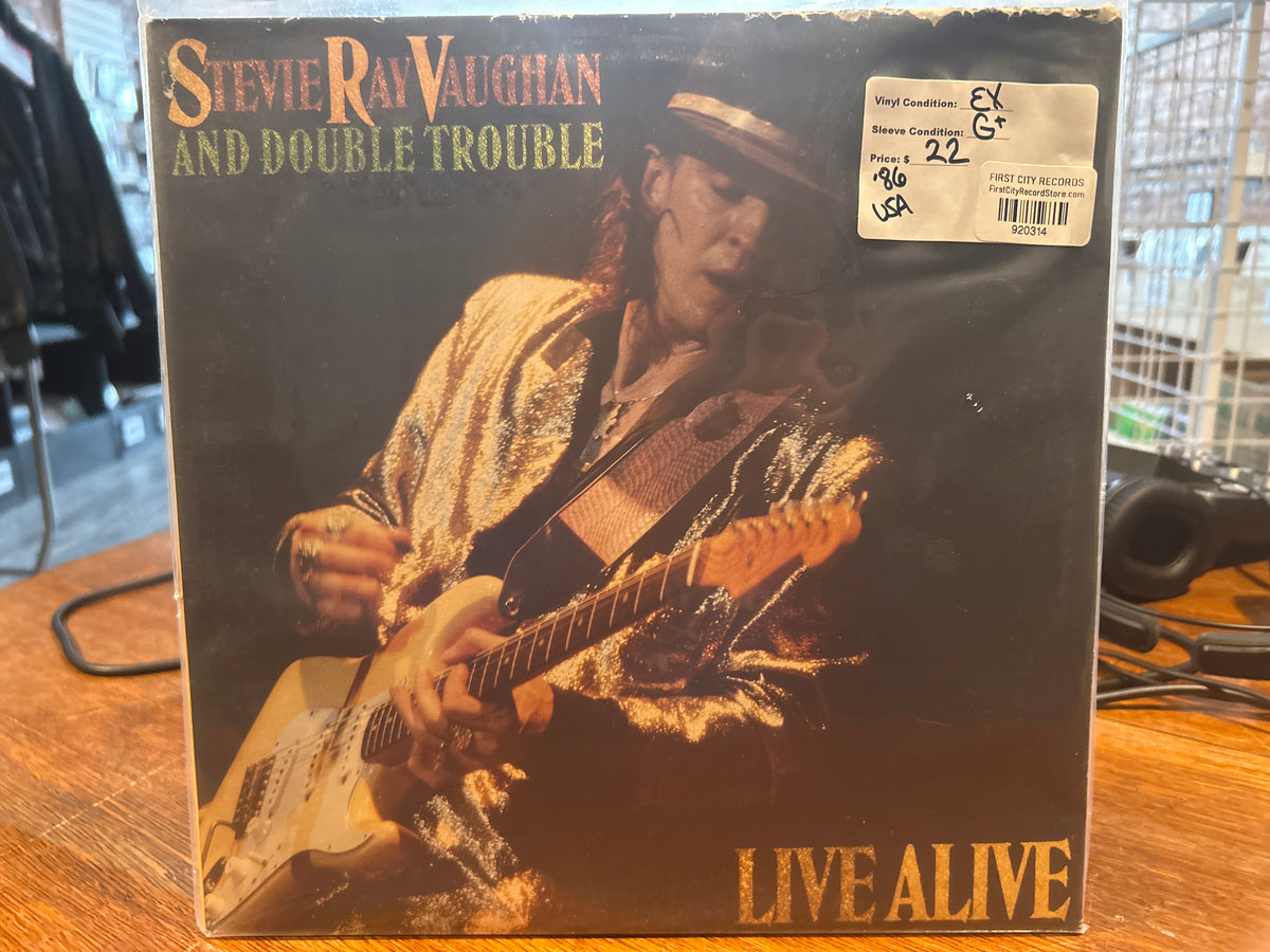 Stevie Ray Vaughan & Double Trouble - Live Alive (1986, USED)
