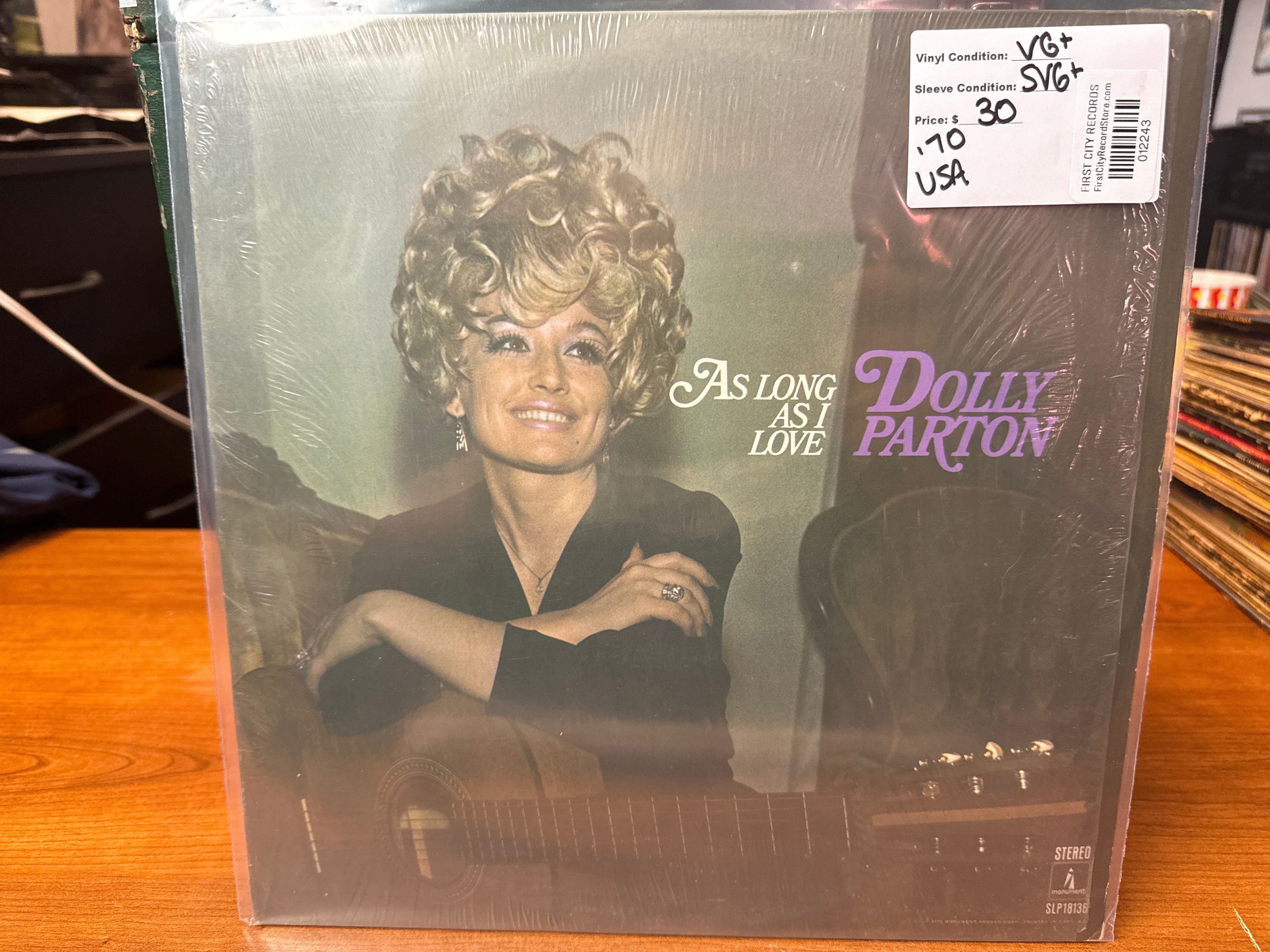 Dolly Parton - As Long As I Love (1970, USED)