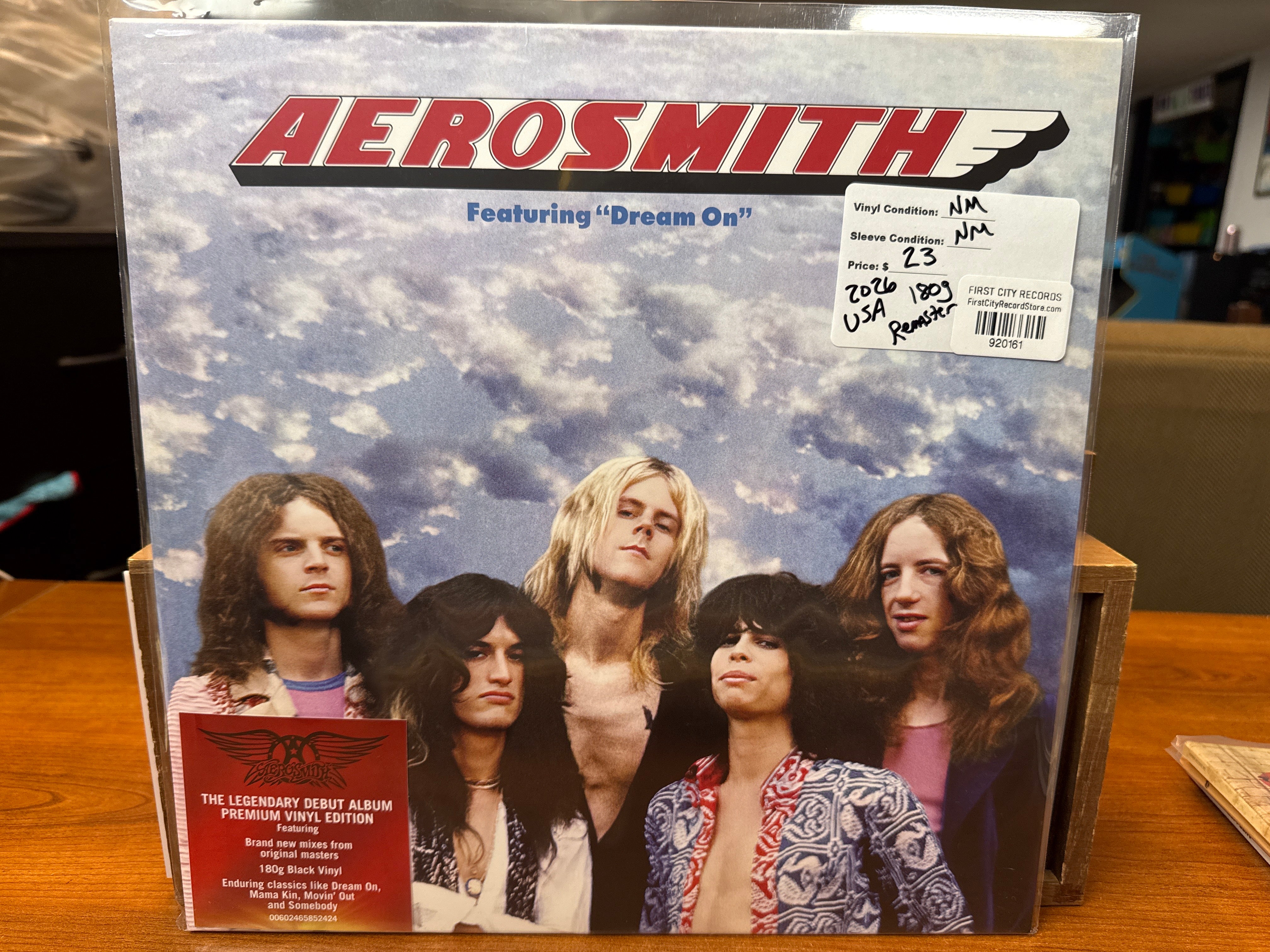 Aerosmith - Self titled (2026, 180g Remaster, USED)