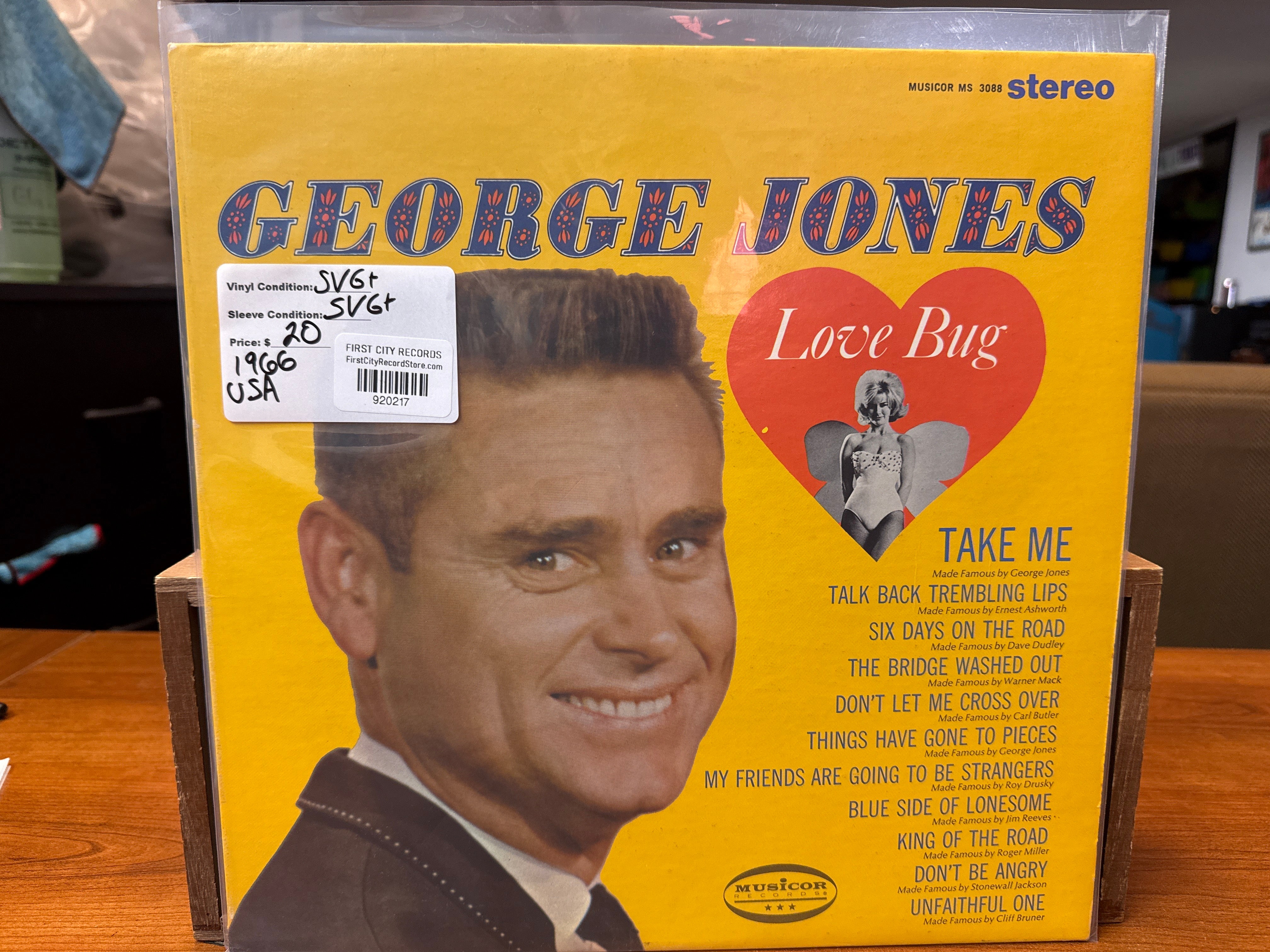 George Jones - Love Bug (1966, USED)
