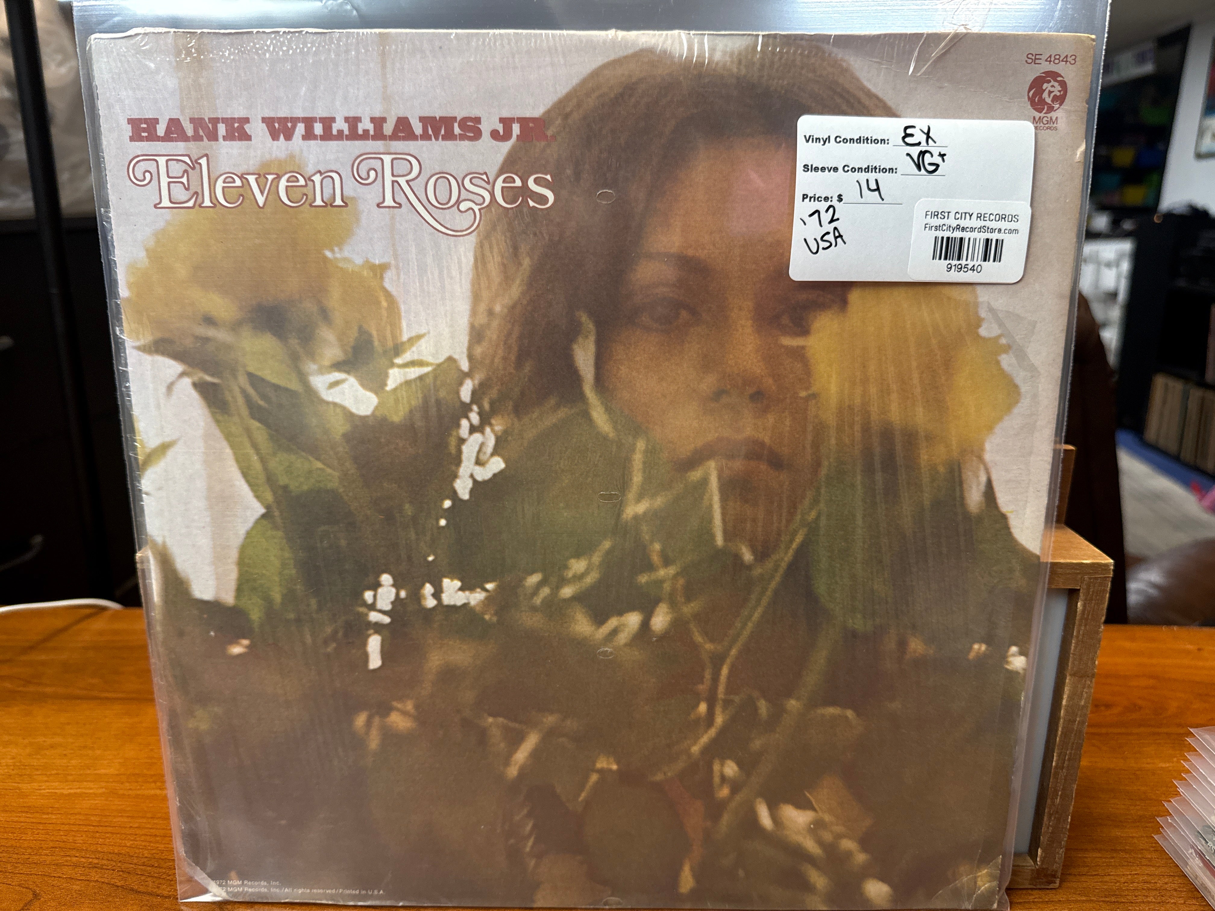 Hank Williams Jr - Eleven Roses (1972, USED)