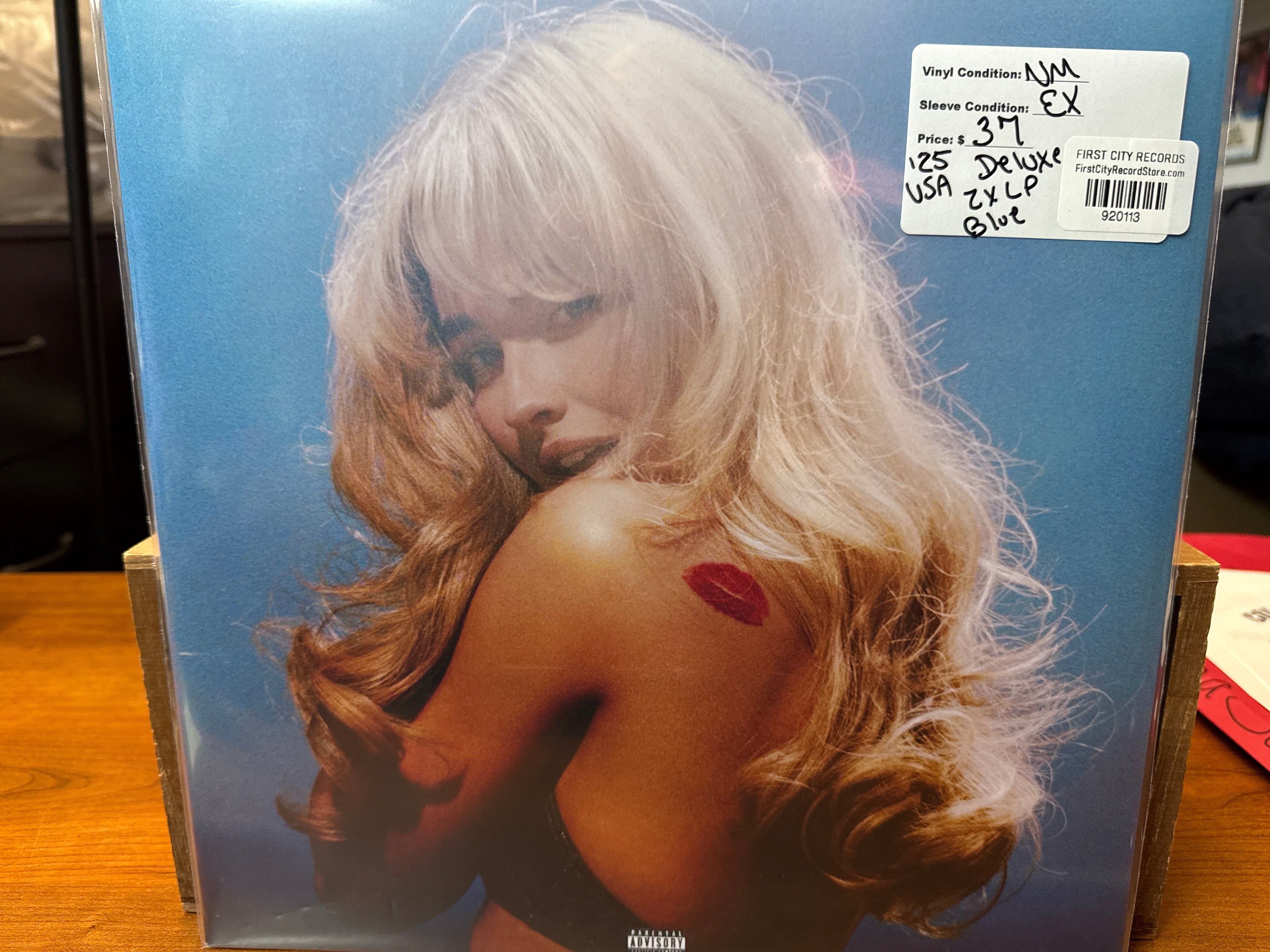 Sabrina Carpenter - Short n Sweet Deluxe (2025, Blue Vinyl, USED)