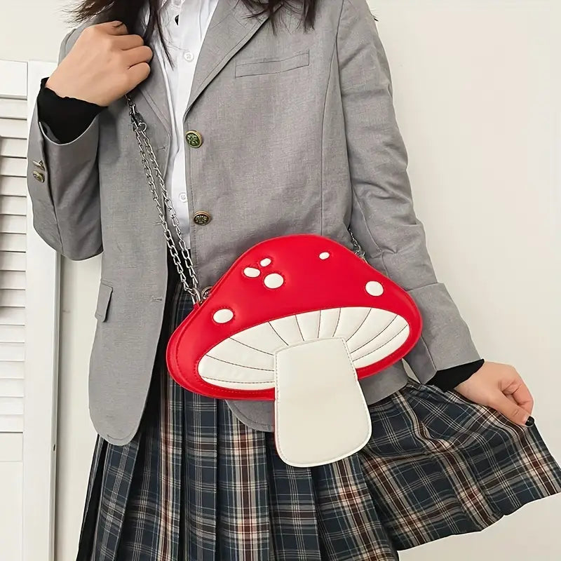 Mushroom Shaped Crossbody Bag