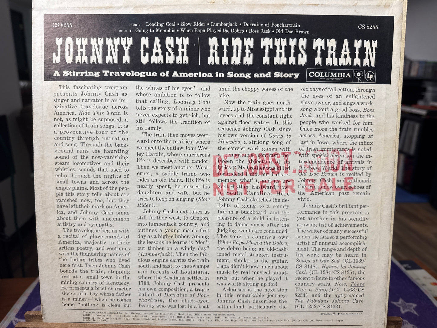 Johnny Cash - Ride This Train (Promo, USED)