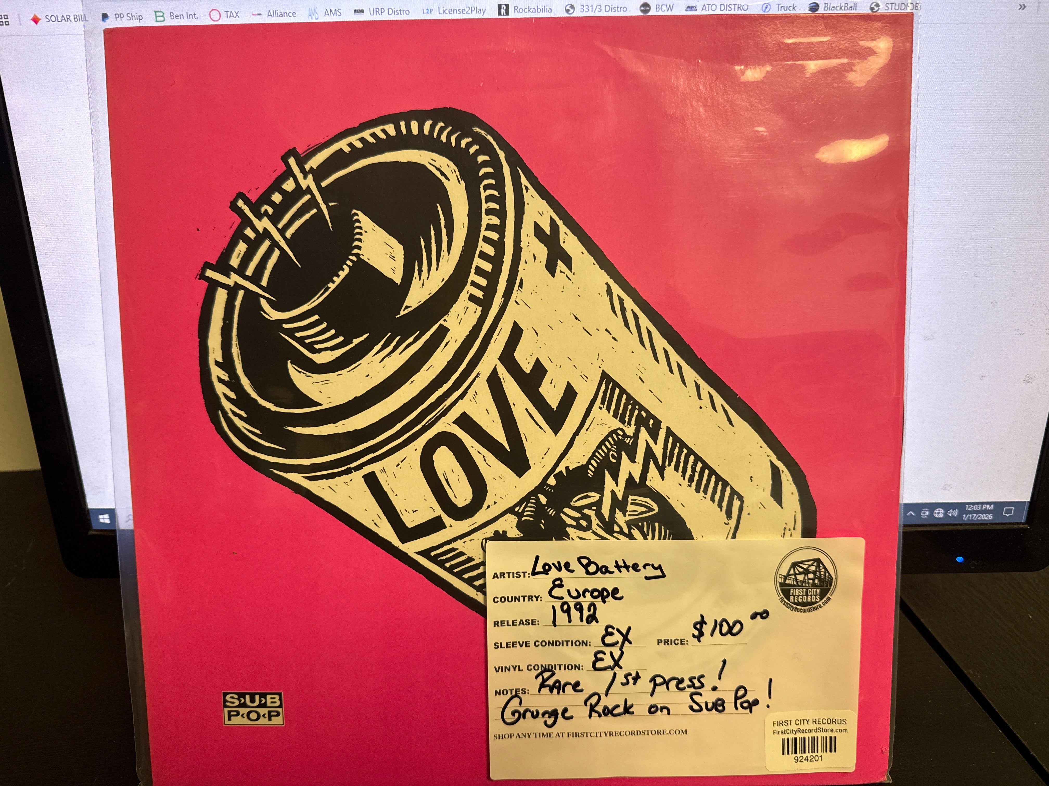 Love Battery - Dayglo (1992, E. U. 1st Pressing)