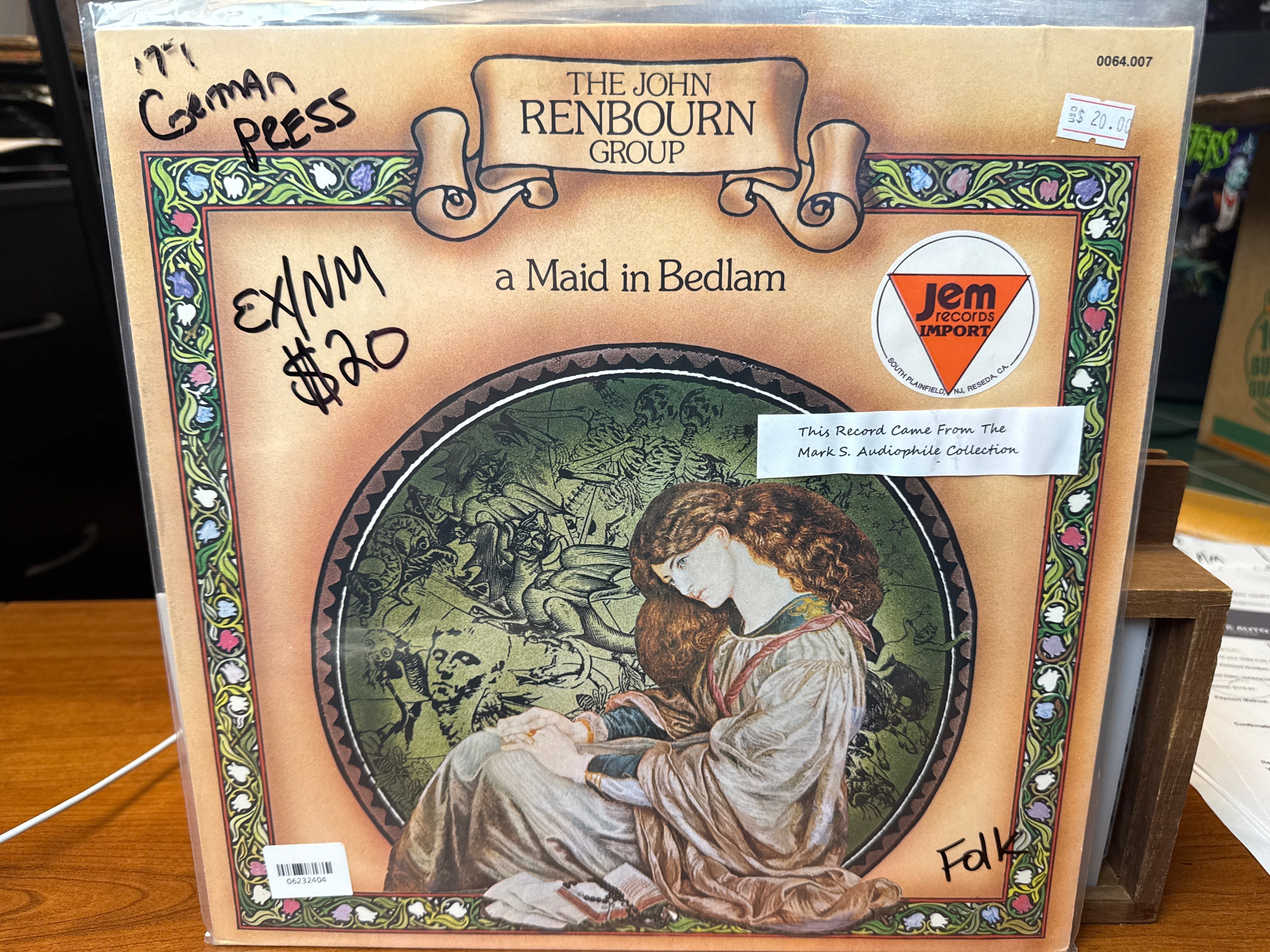 John Renbourn Group - Maid in Bedlam (1977, German Pressing, USED)