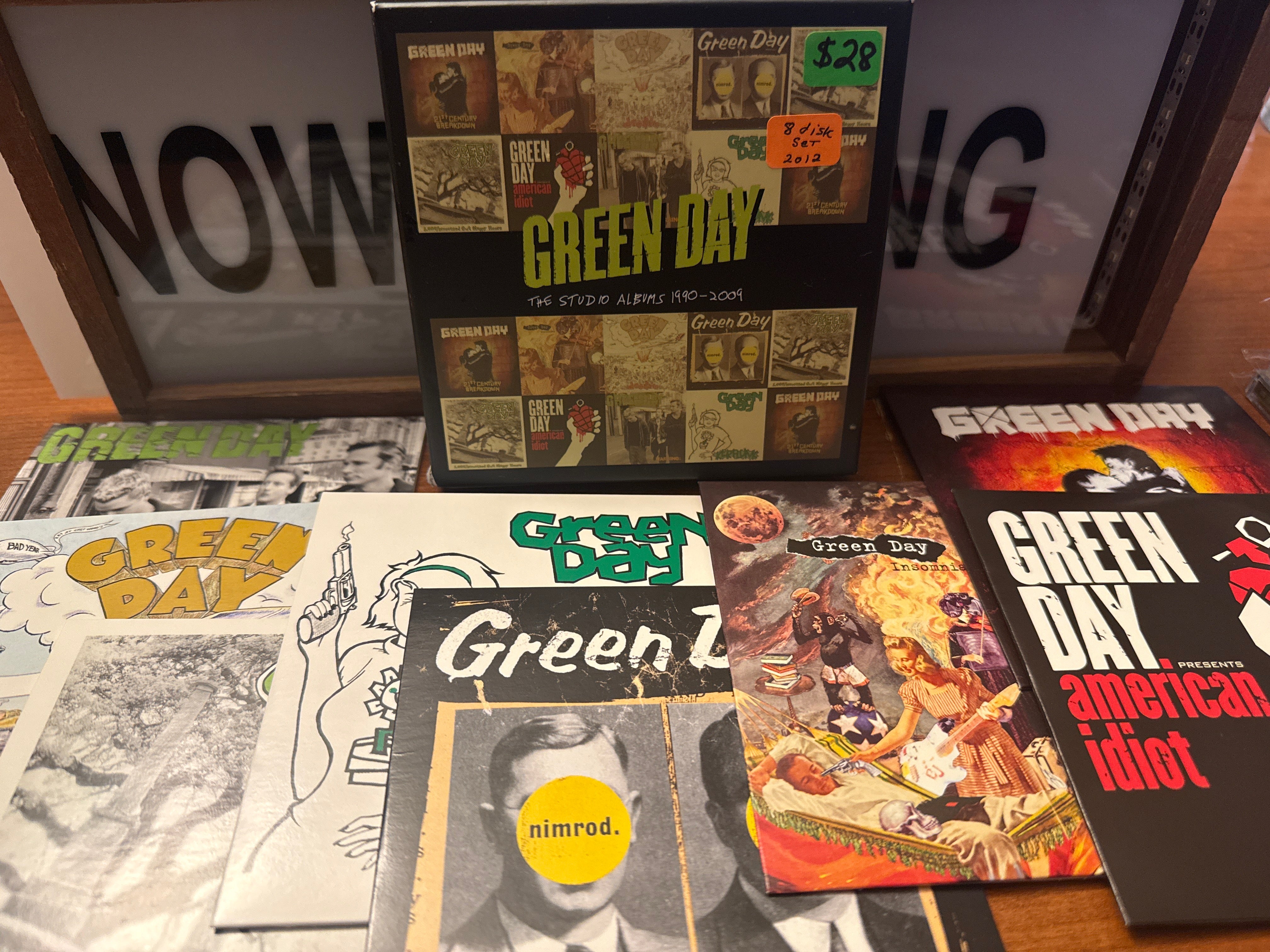 Green Day - the Studio Albums 1990 to 2009 (8xCD Box Set, USED)