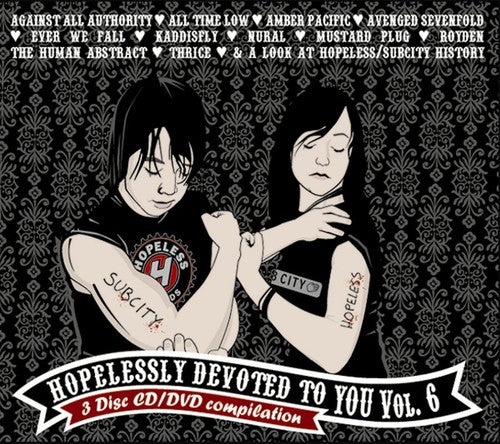 the album cover for Hopelessly Devoted - Hopelessly Devoted to You 6 / Various