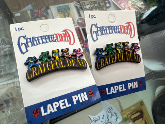 Grateful Dead Dancing Bear Lapel Pin