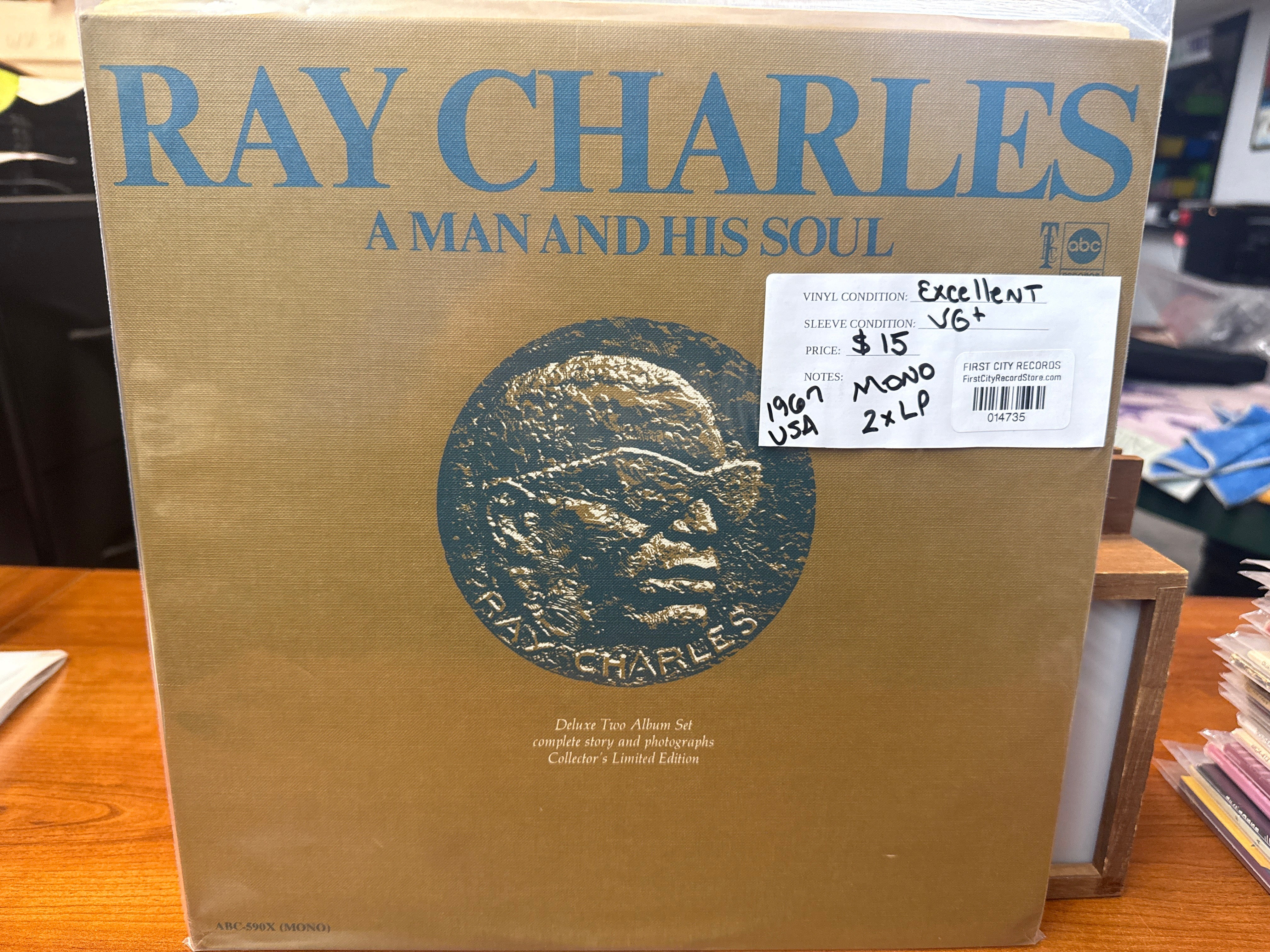 Ray Charles - A Man and His Soul (1967, Mono, USED)