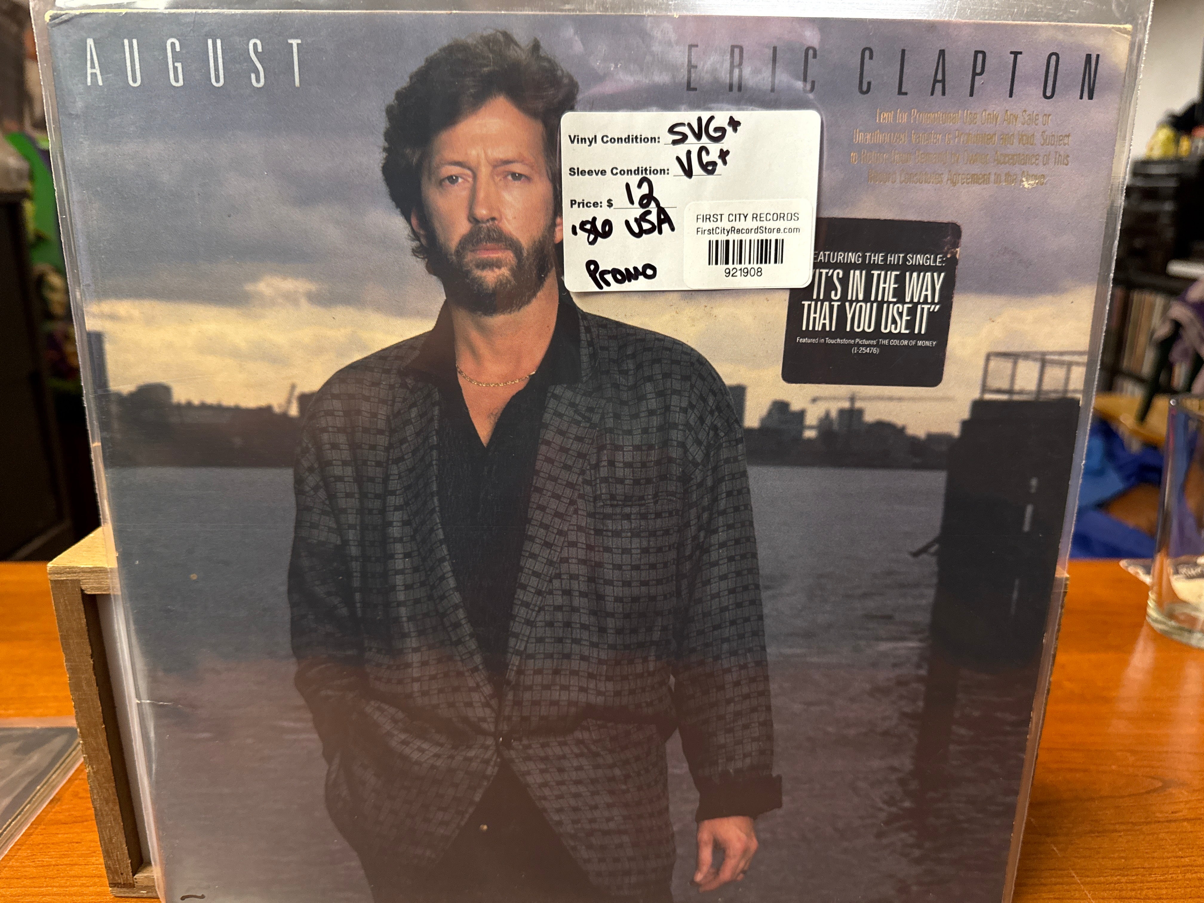 Eric Clapton - August (1986, Promo, USED)