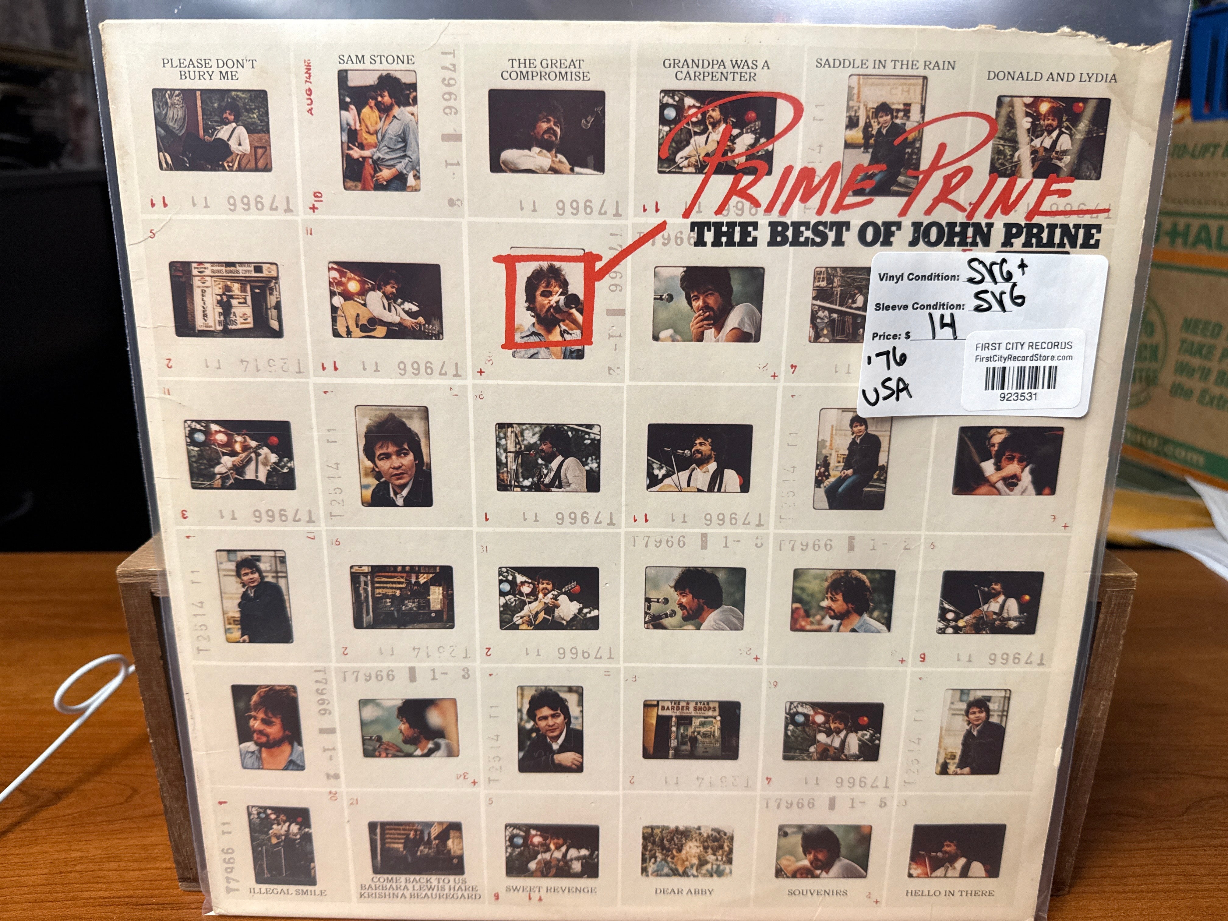 John Prine - Prime Prine: The Best of John Prine (1976, USED)