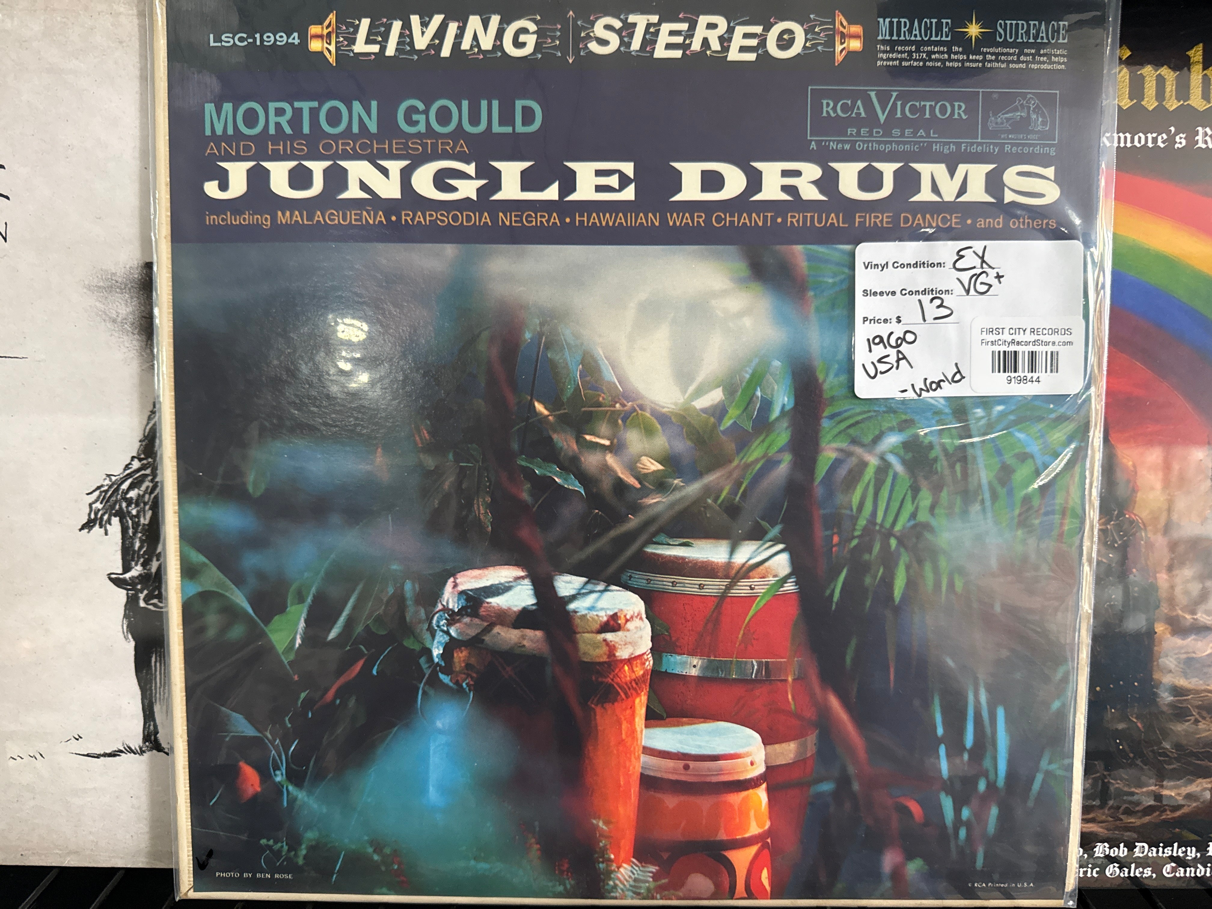 Morton Gould - Jungle Drums (1960, USED)