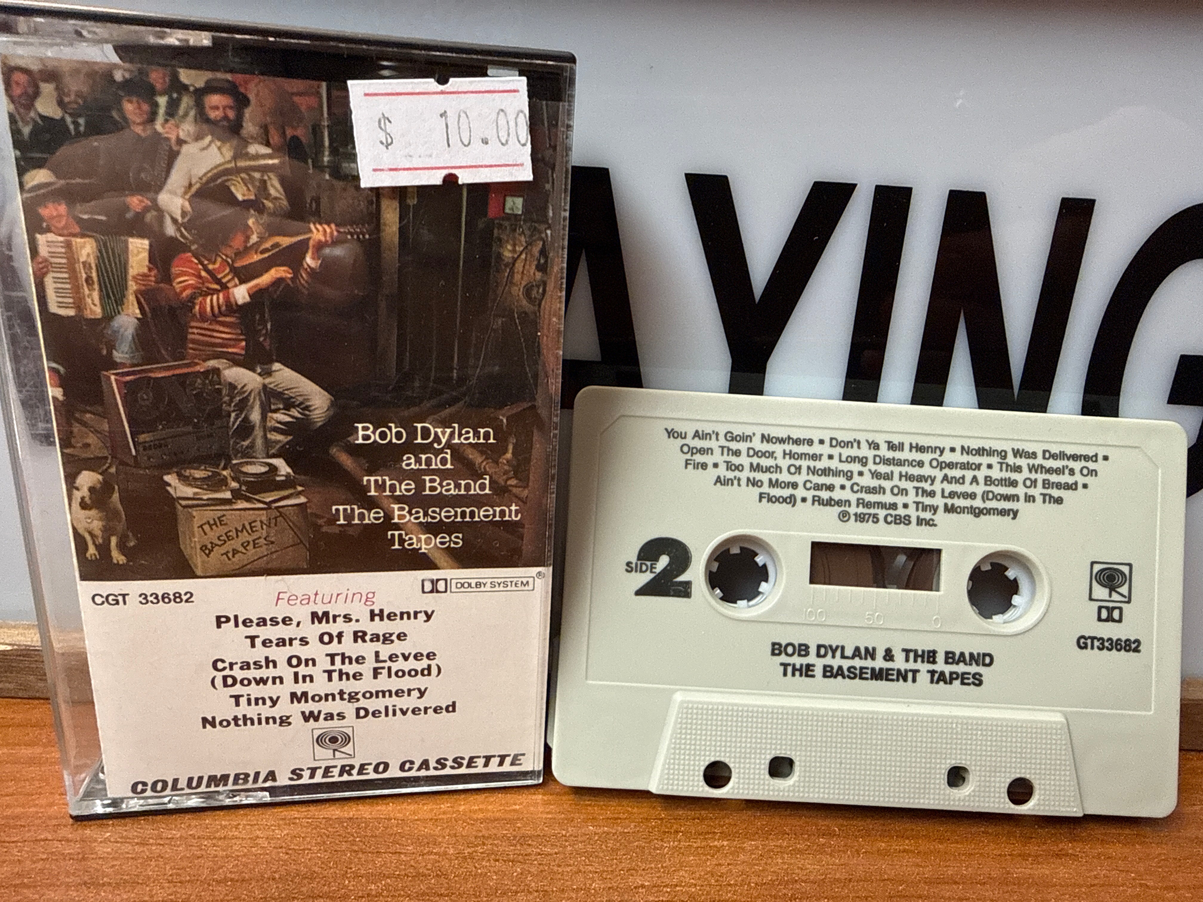 Bob Dylan - Bob Dylan and The Band: Basement Tapes (CASSETTE)