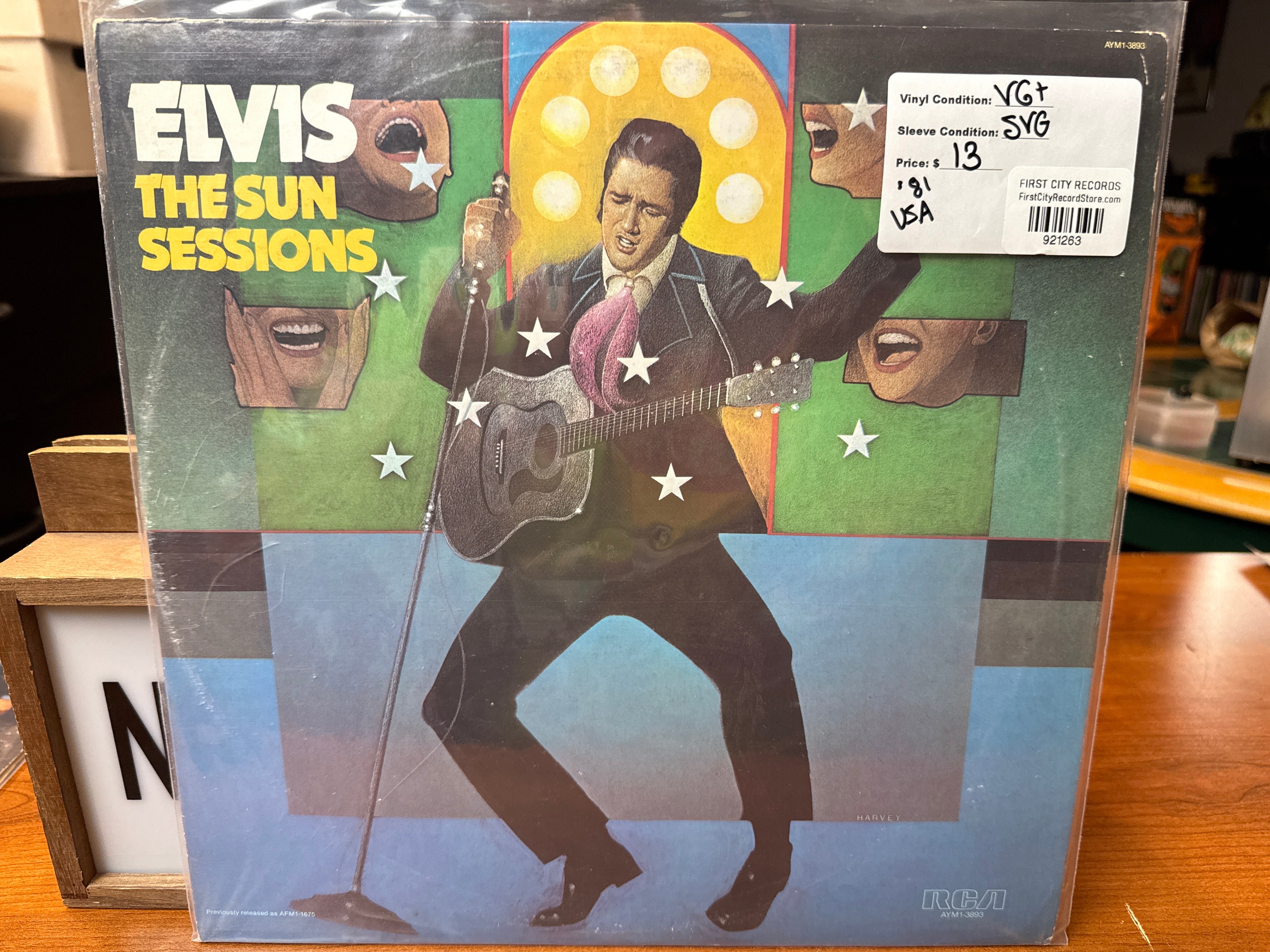 Elvis Presley - Elvis: The Sun Sessions (1981, USED)