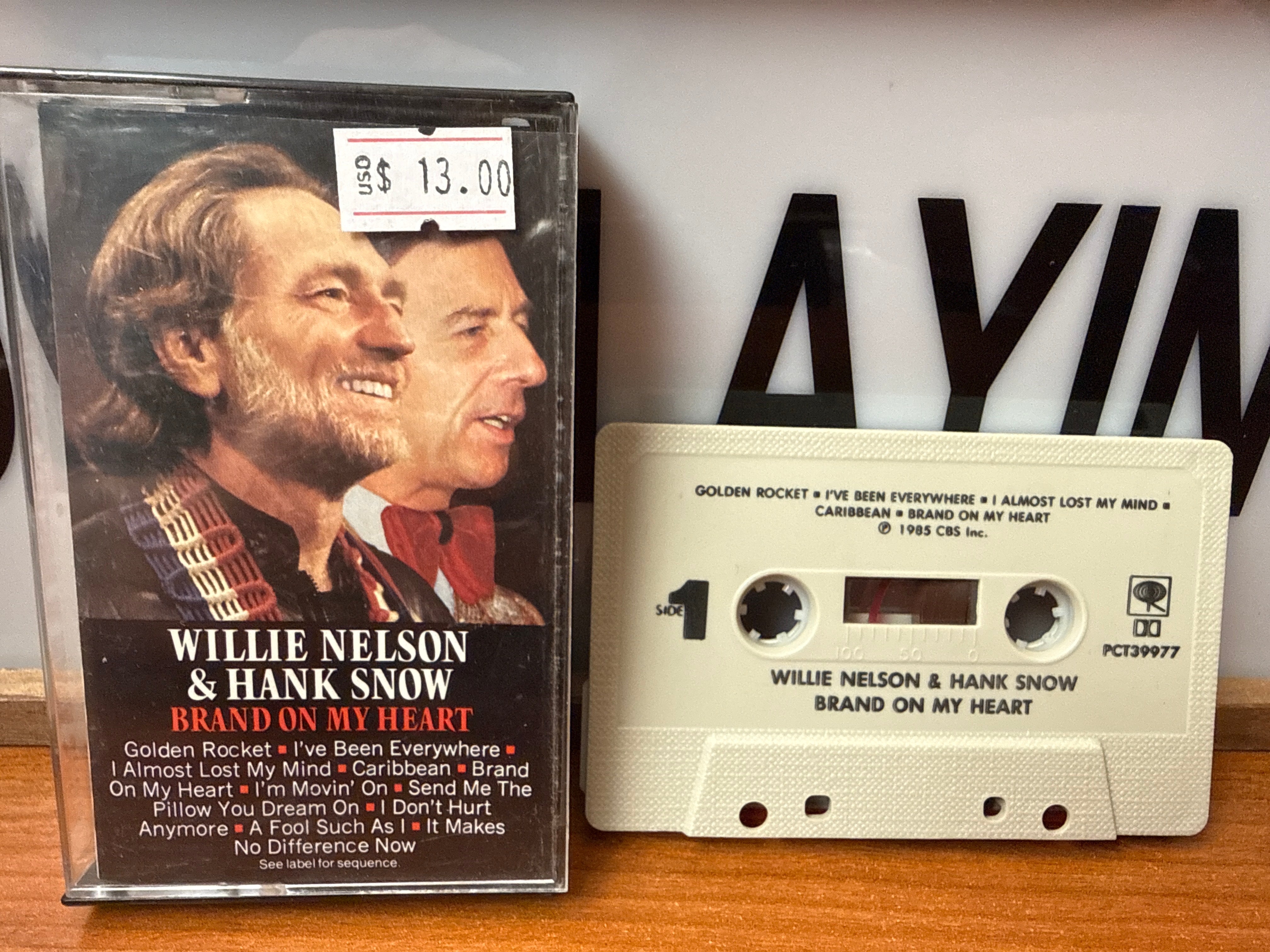 Willie Nelson & Hank Snow - Brand On My Heart (CASSETTE)