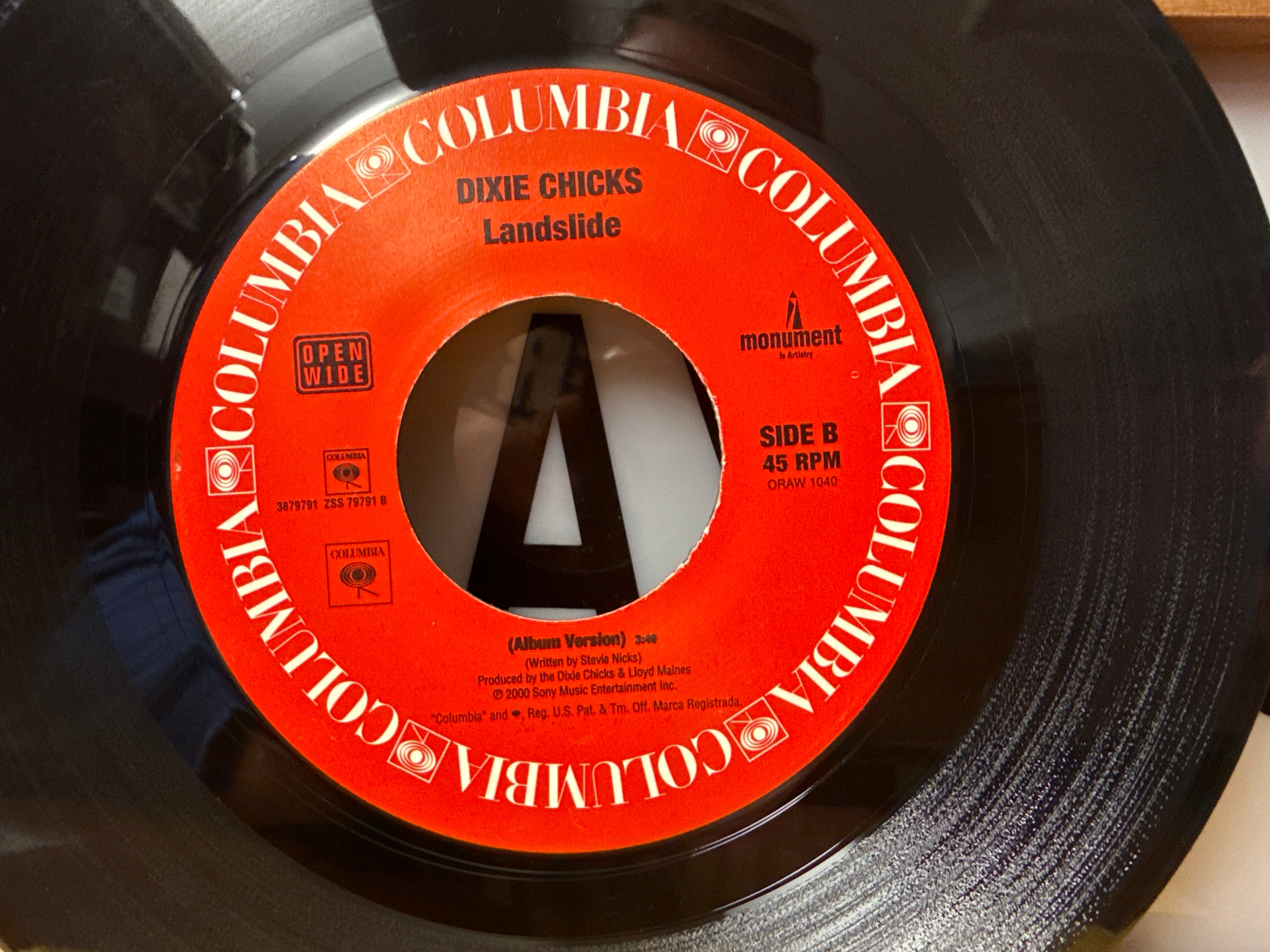 Dixie Chicks - Landslide/Long Time Gone (2002, 7")
