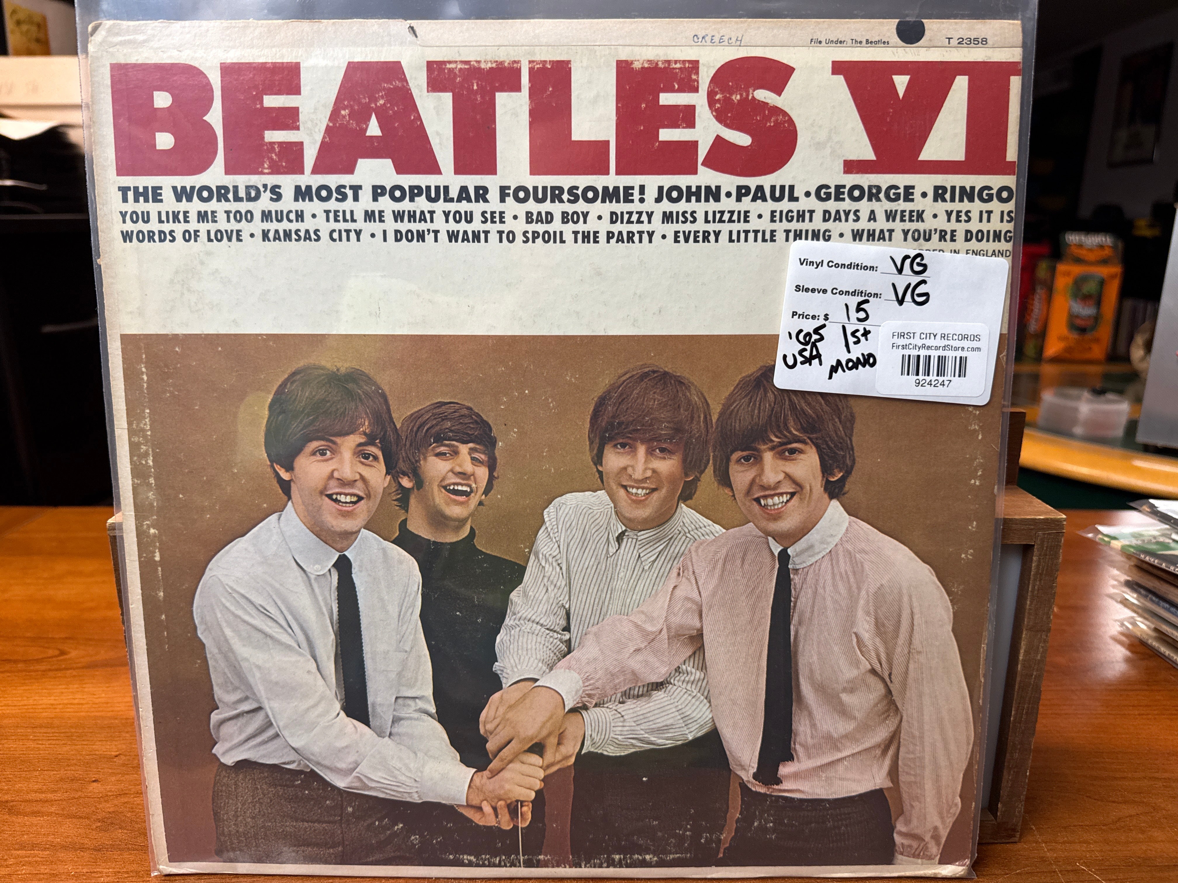 Beatles - VI (1965, 1st Mono, USED)