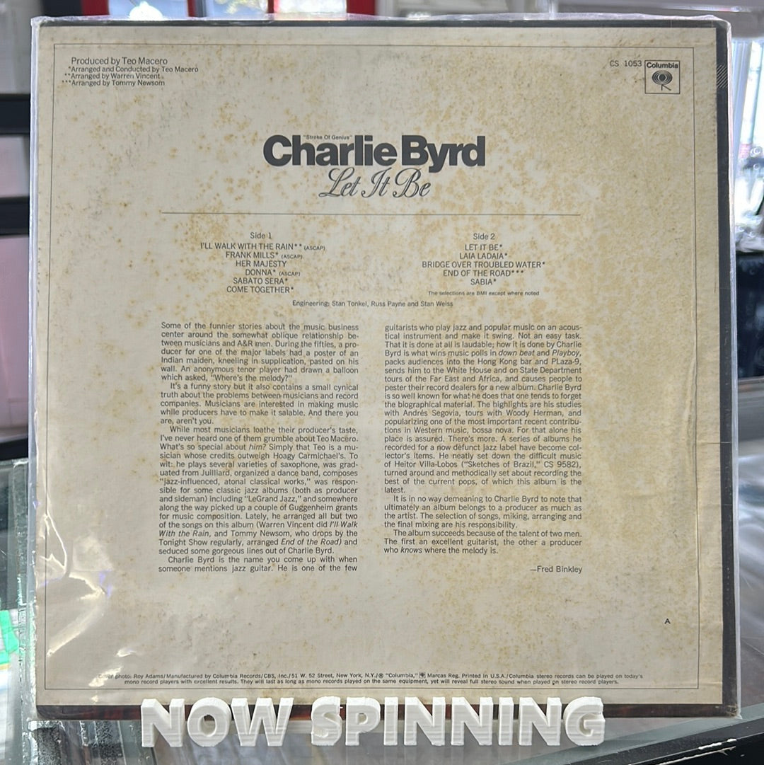 Charlie Byrd - Let It Be