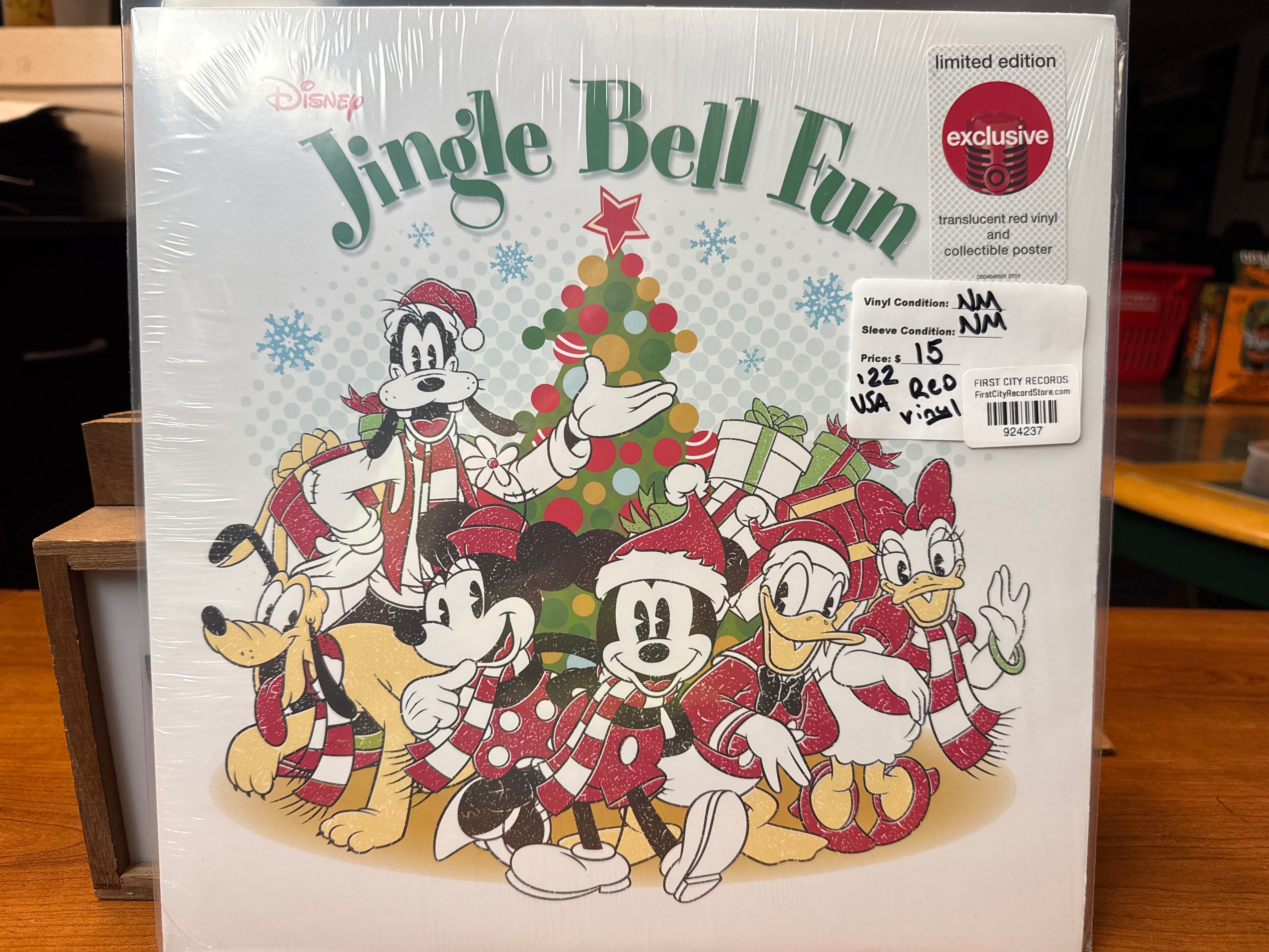 Disney: Jingle Bell Fun (Red Vinyl, USED)