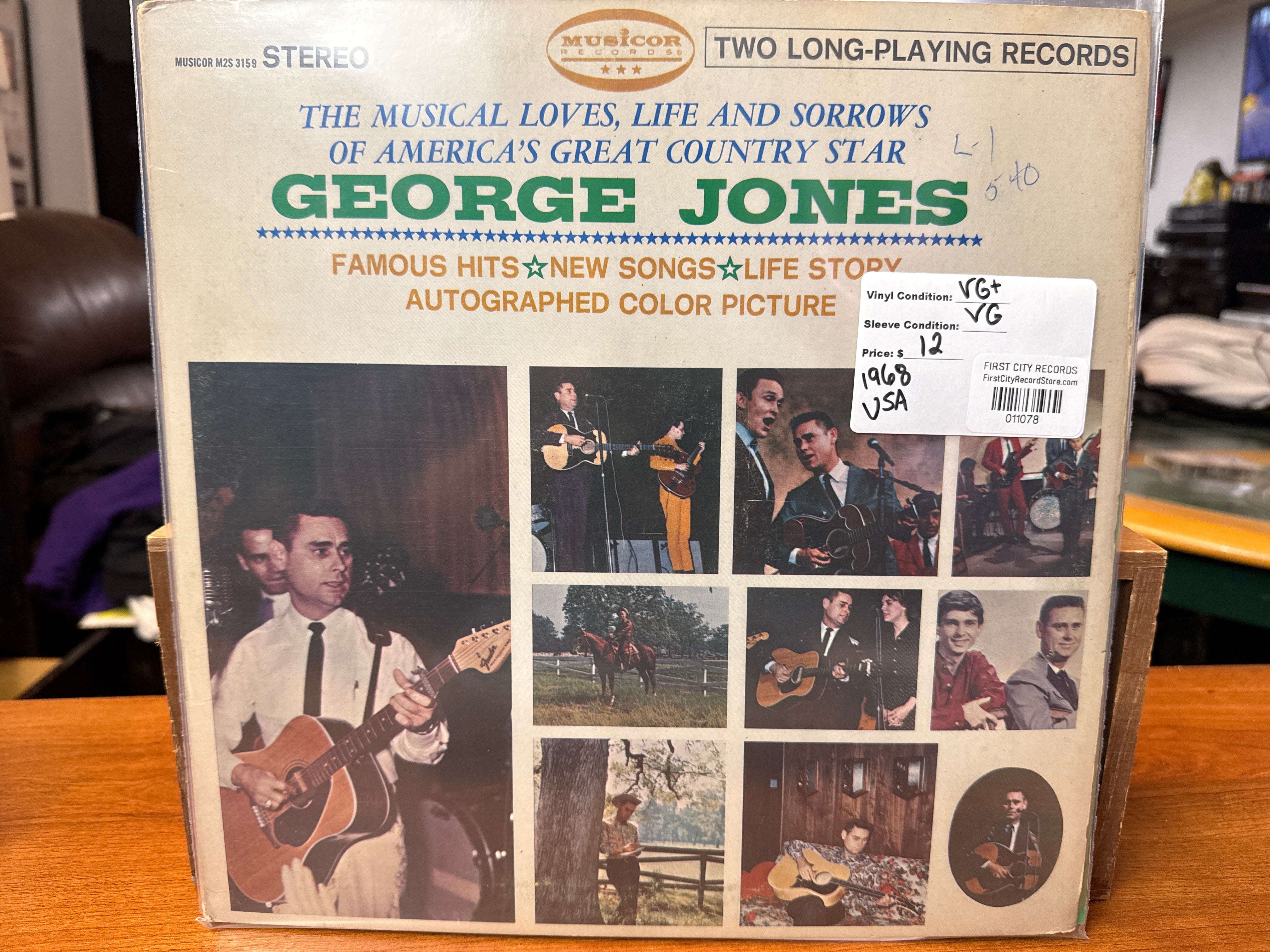 George Jones - The George Jones Story (1968, USED)