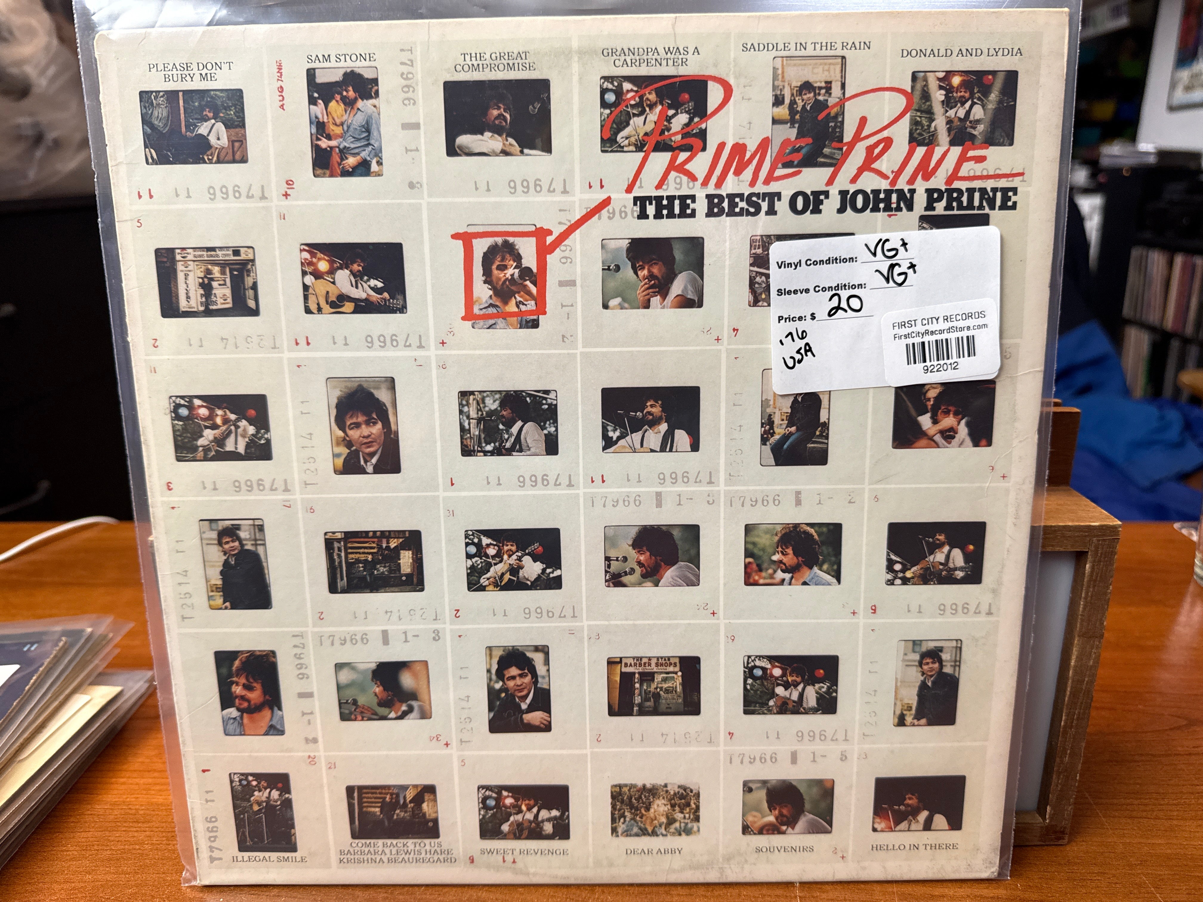 John Prine - Prime Prine: The Best of John Prine (1976, USED)