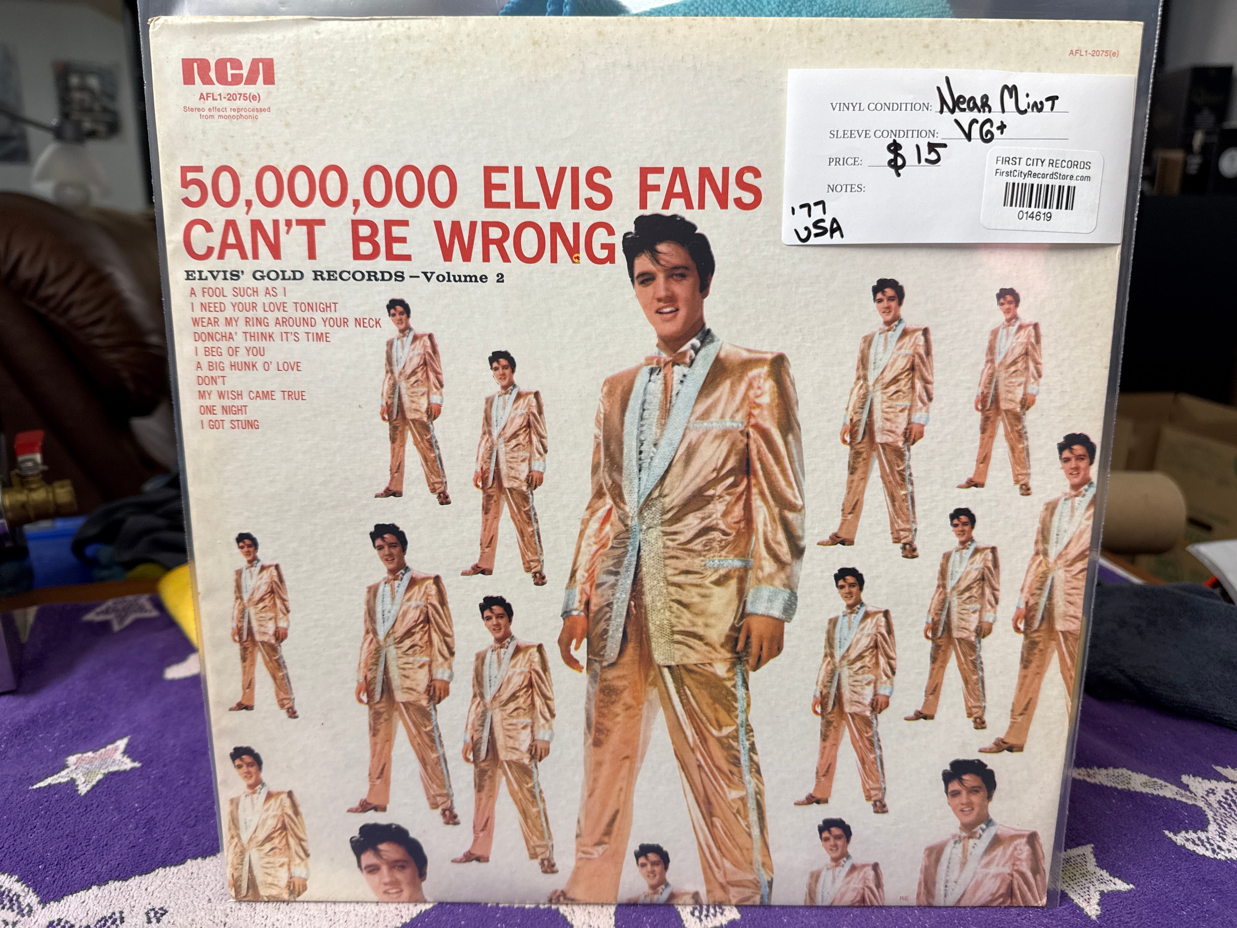 Elvis Pressley - 50,000,000 Elvis Fans Can't Be Wrong (1977, USED)
