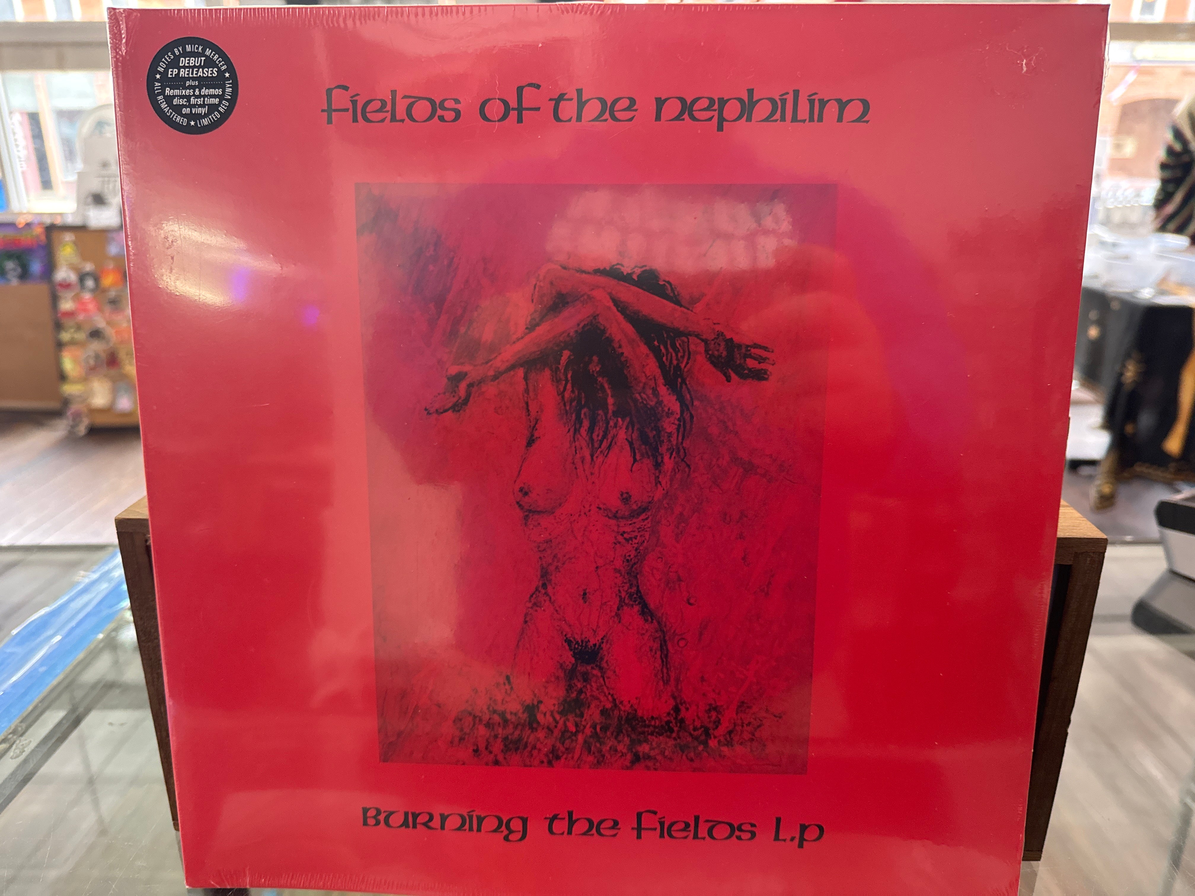 Fields of the Nephilim - Burning The Fields LP (RSD Red, Sealed, USED)