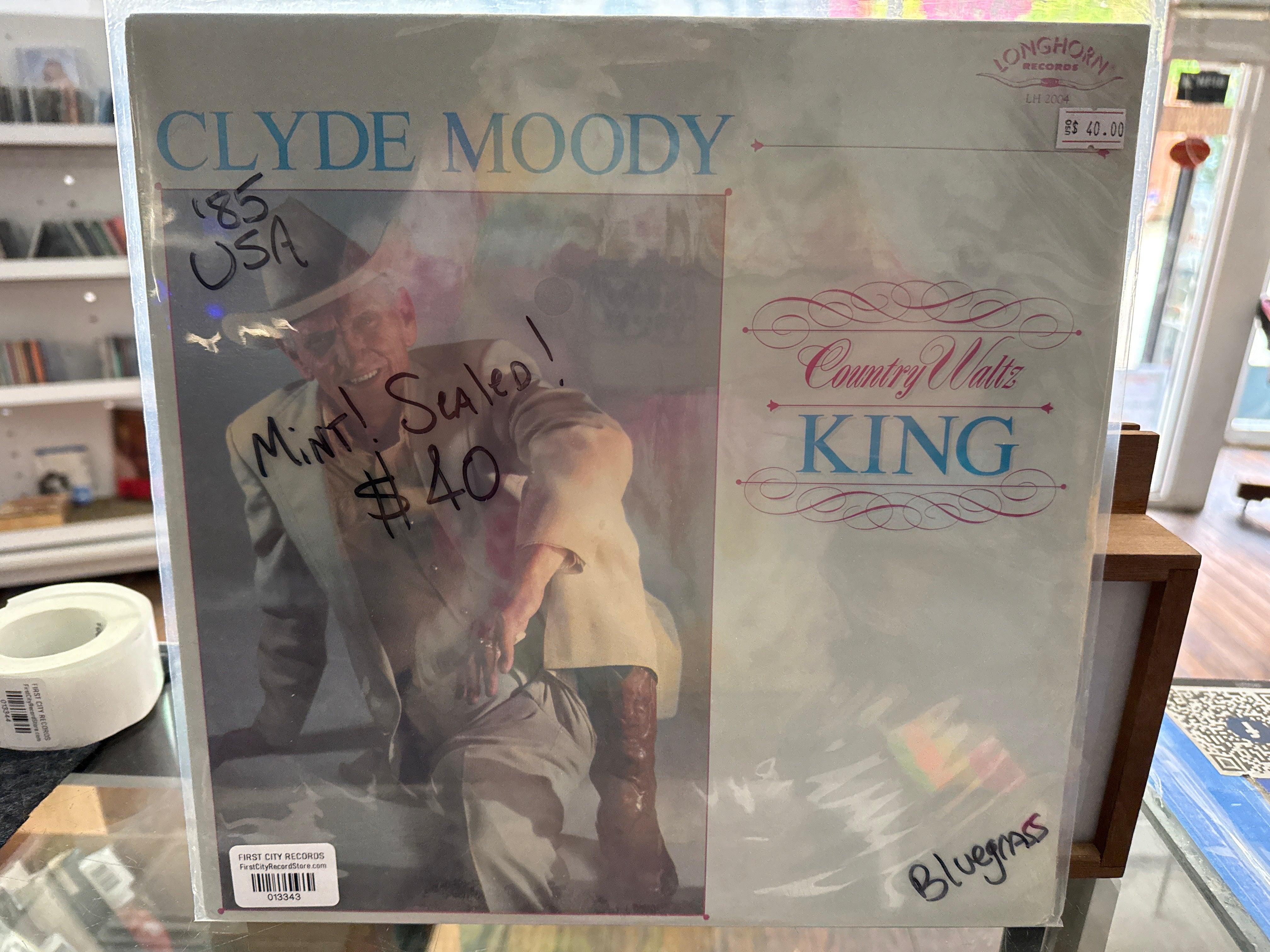 Clyde Moody  - Country Waltz King (1985, Sealed, USED)