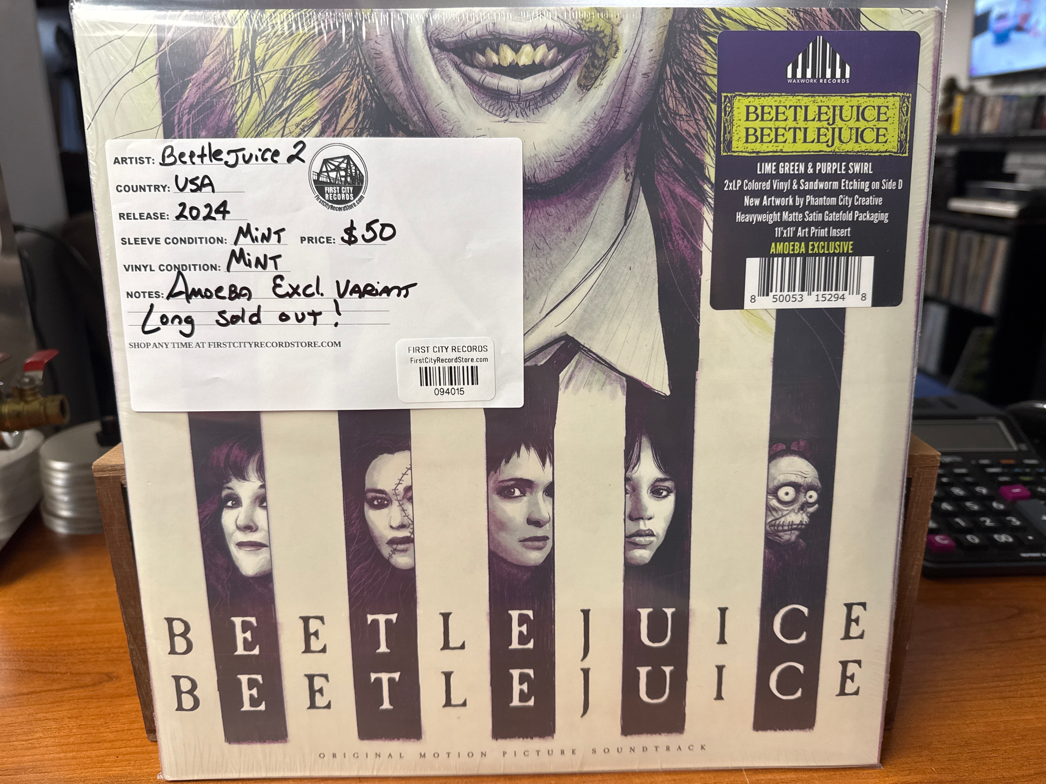 Waxwork Records: Beetlejuice Beetlejuice Soundtrack (Amoeba Exclusive Variant)