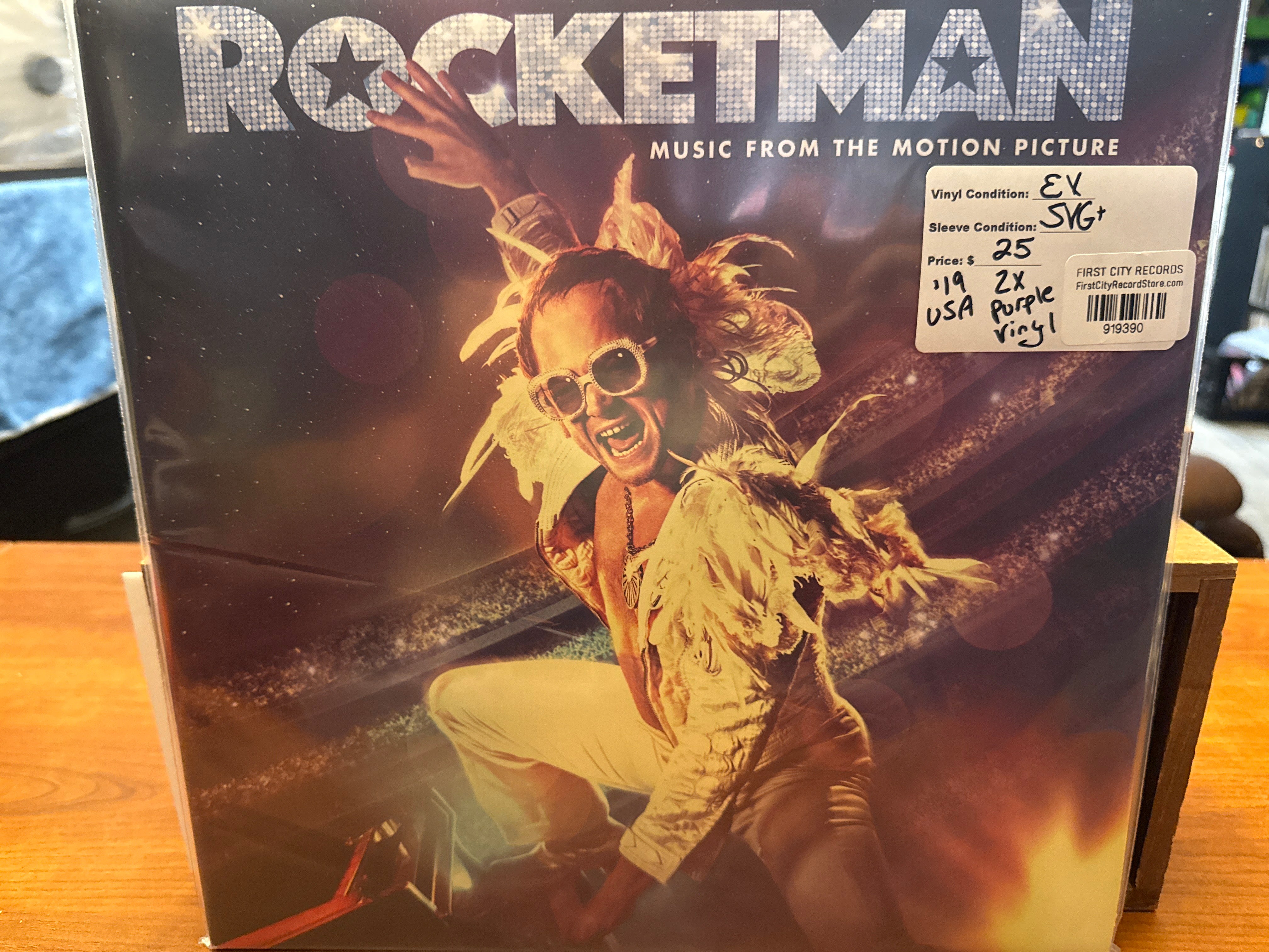 Rocketman Soundtrack: Elton John (2019, Purple Vinyl, USED)