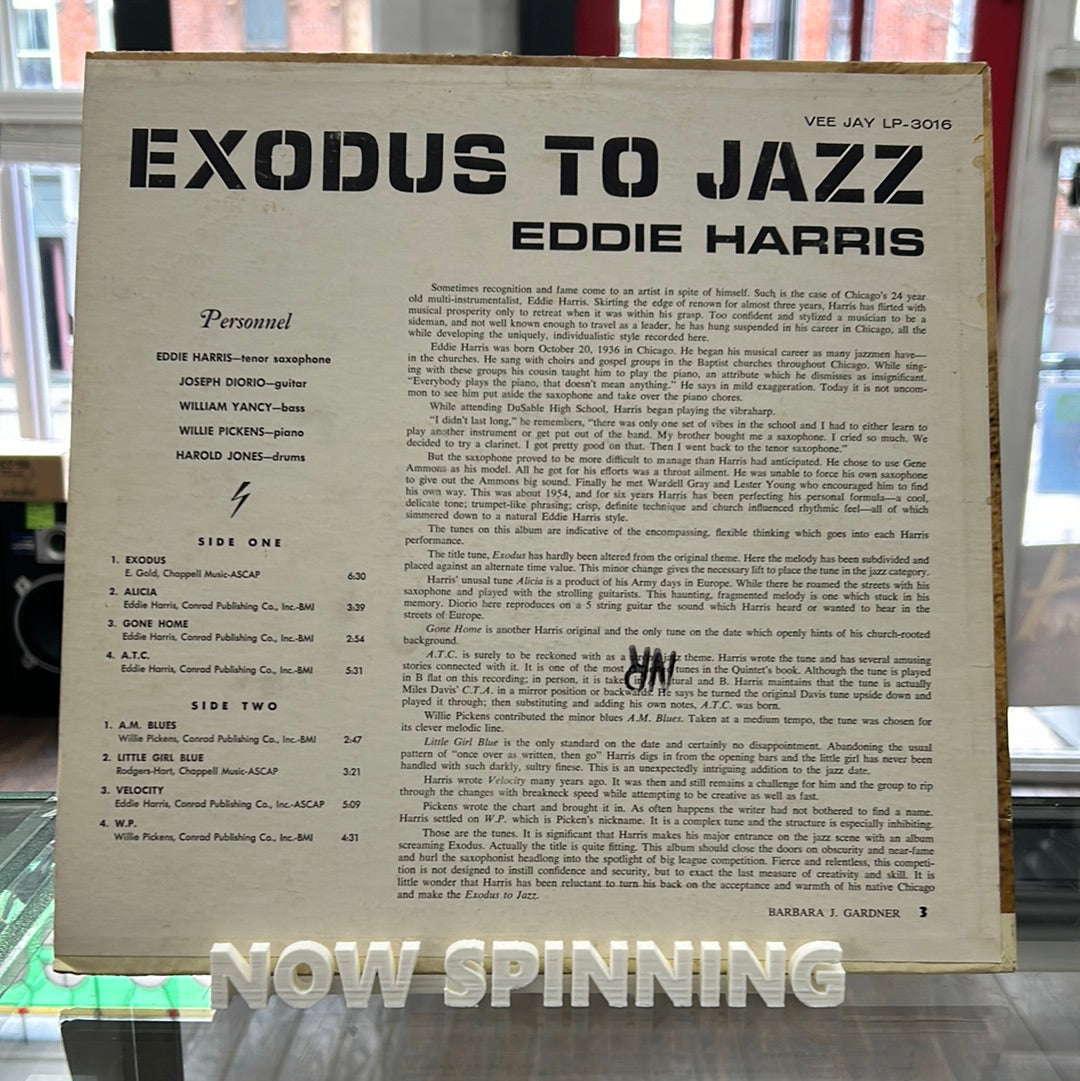 Eddie Harris - Exodus To Jazz