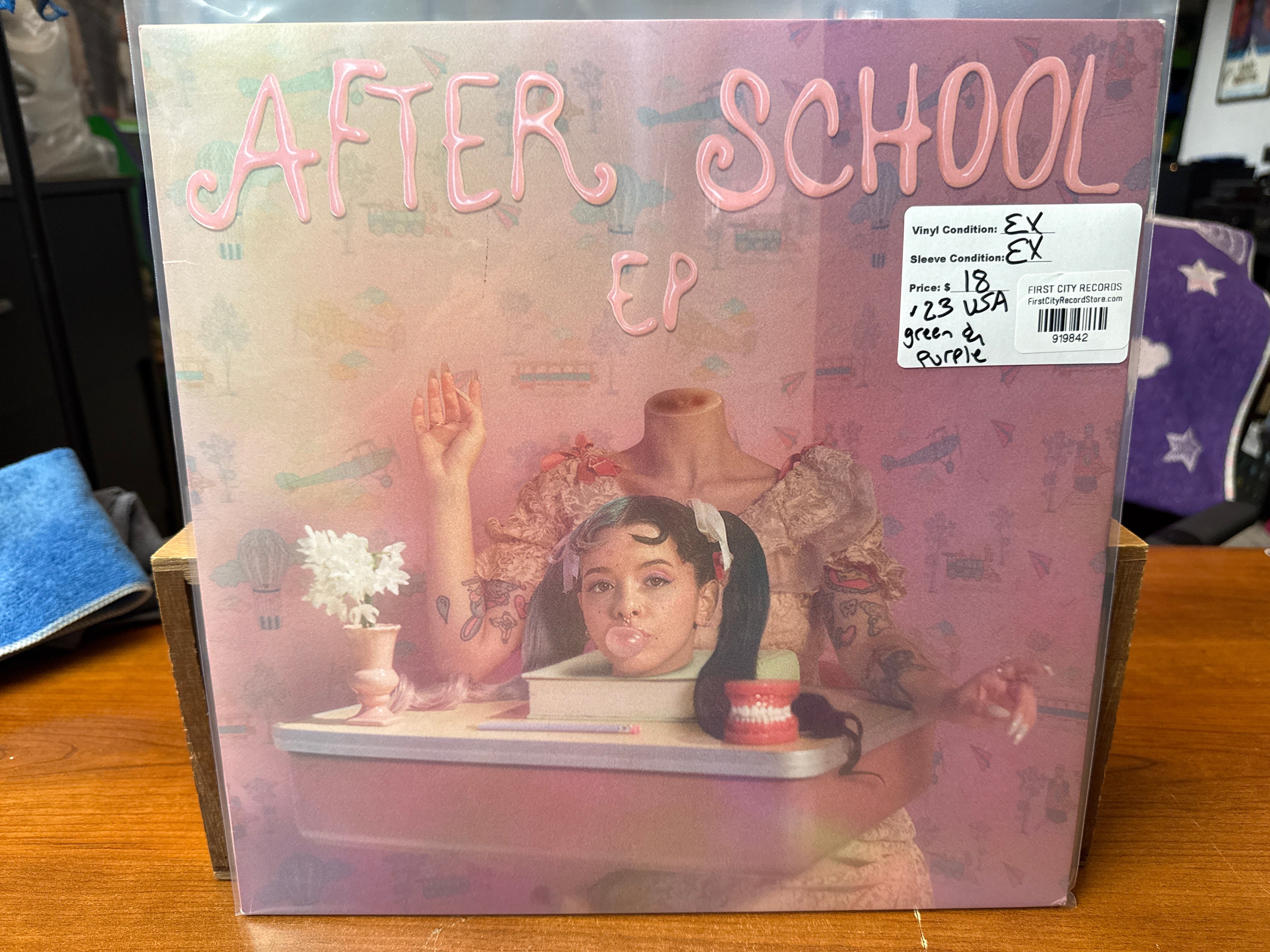Melanie Martinez - After School EP (2023, Green/Purple Vinyl, USED)