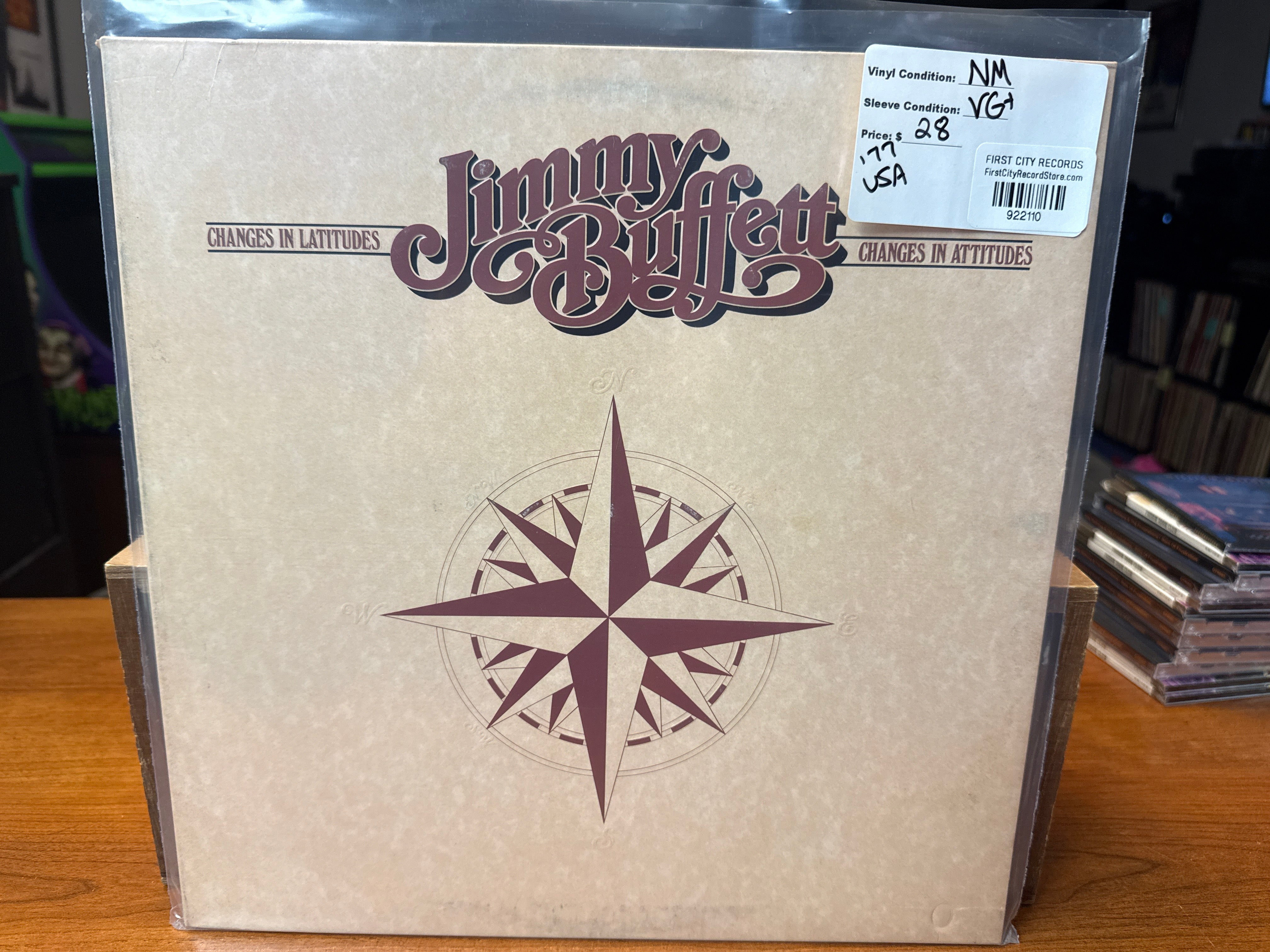 Jimmy Buffett - Changes in Latitudes Changes in Attitudes (1977, USED)