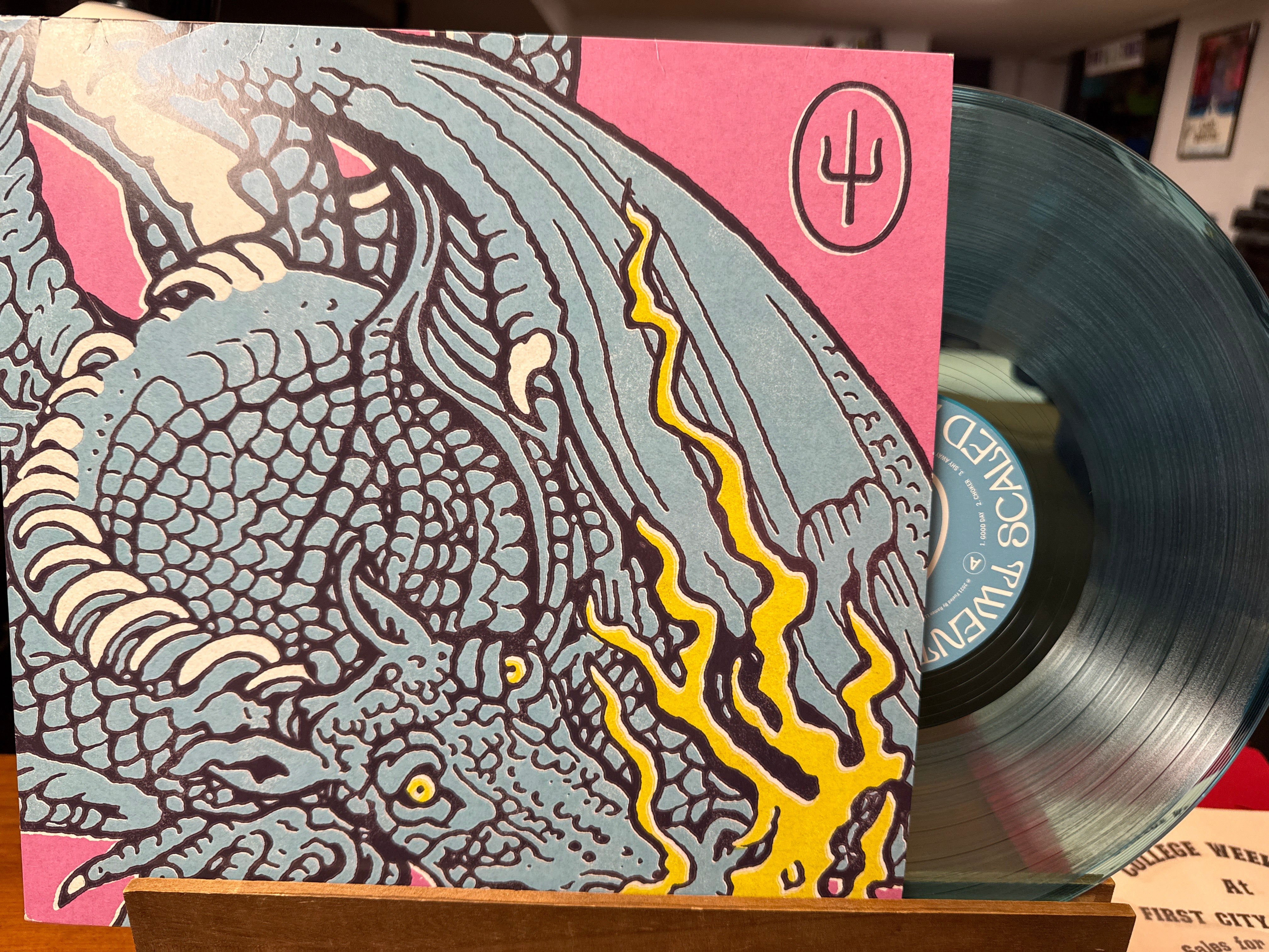 Twenty One Pilots - Scaled and Icy (2021, Translucent Blue, USED)