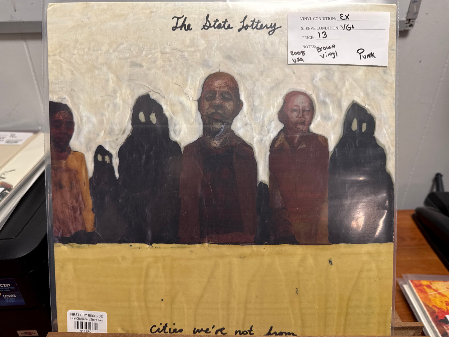 The State Lottery - Cities We're Not From (Brown Vinyl, USED)